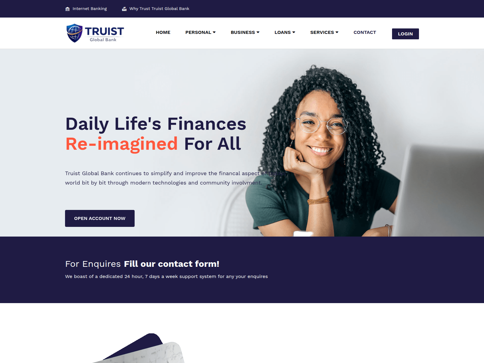 Screenshot of truistglobal.com