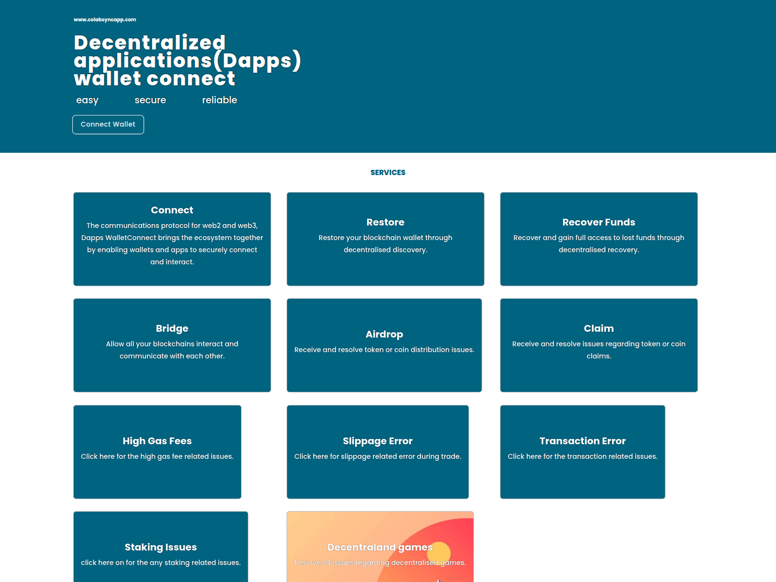 Screenshot of verichain.pages.dev