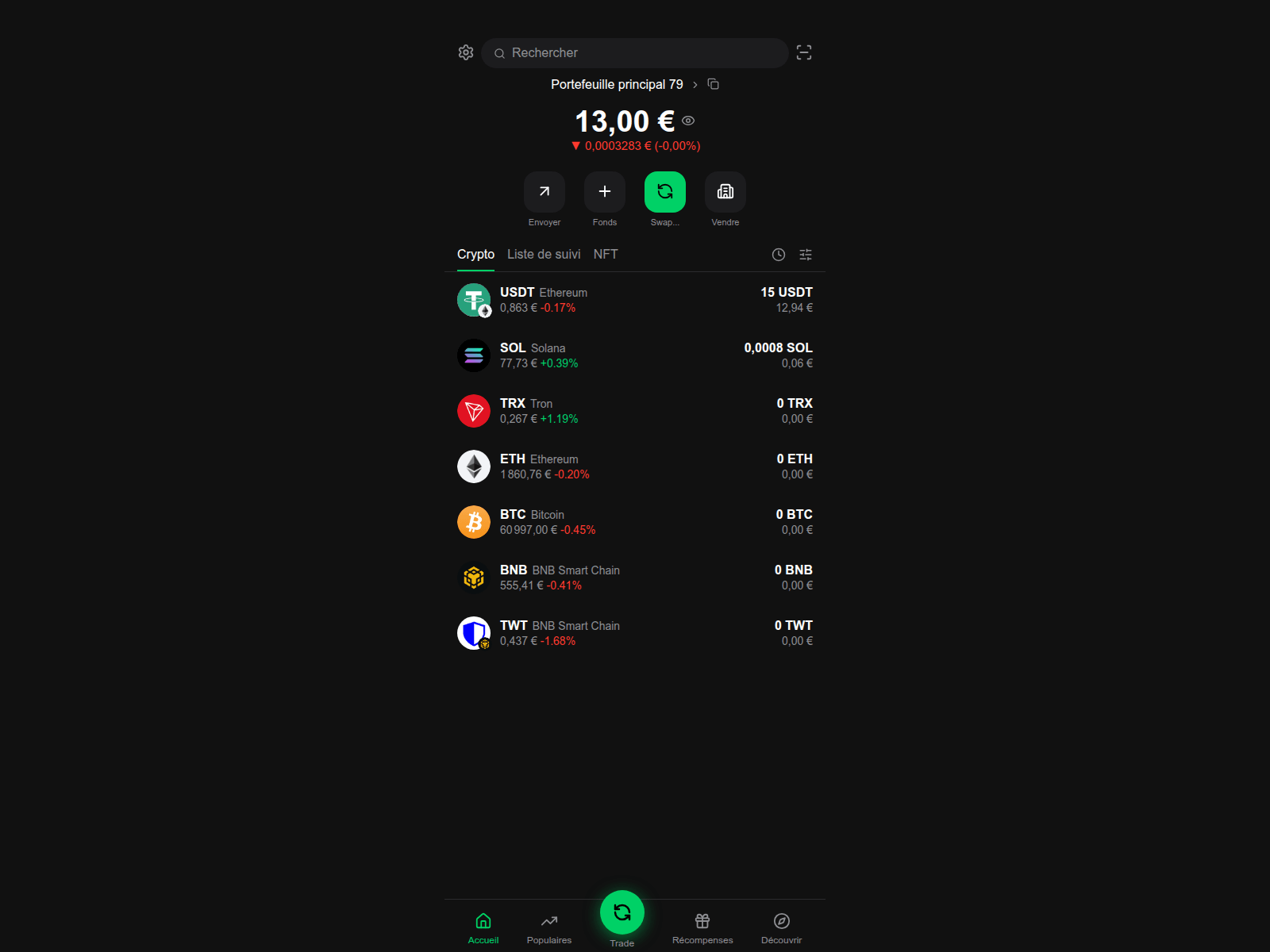 Forensic screenshot of walletrust.cards