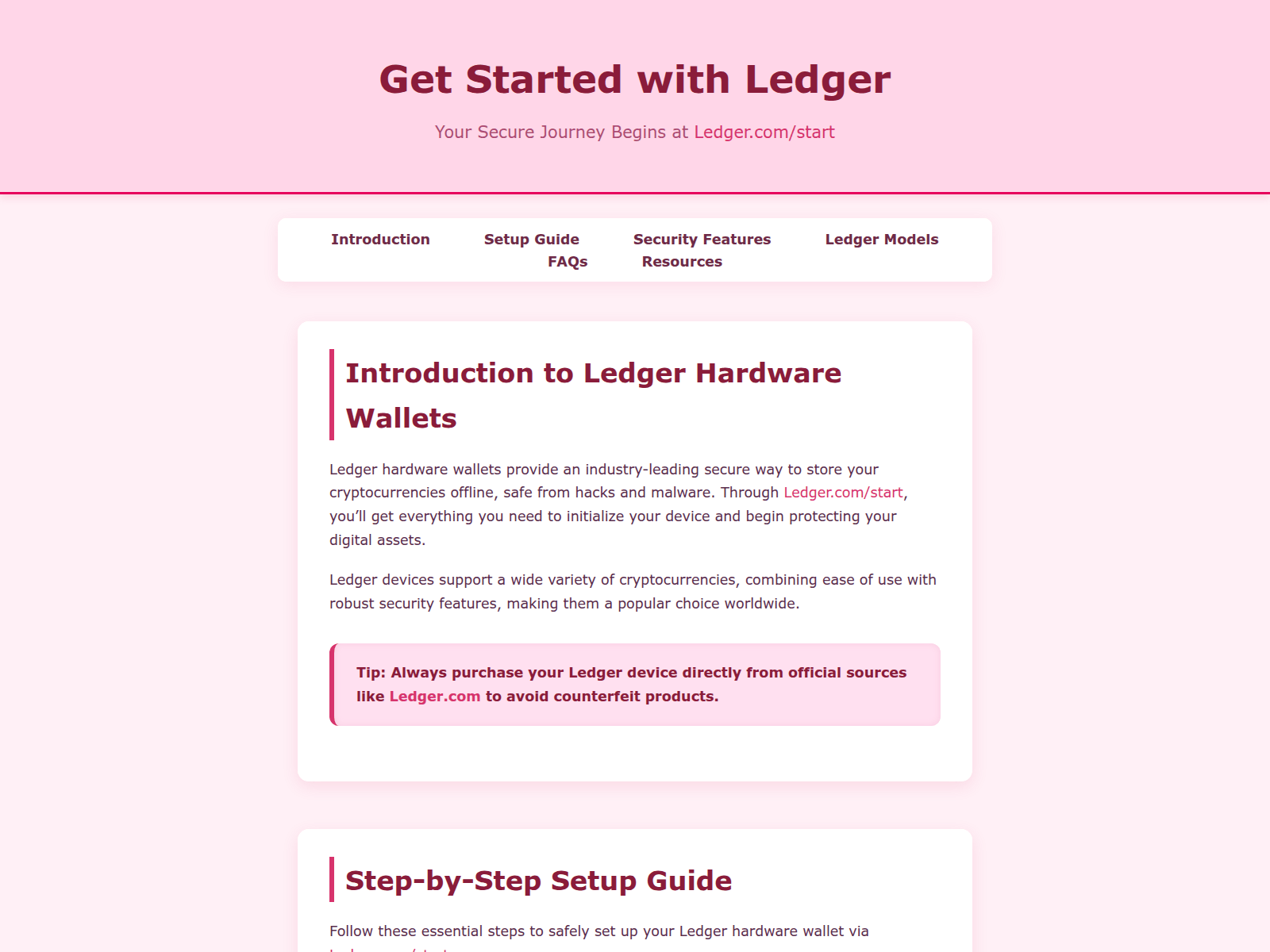 Screenshot of ladzer-com-start-hub.pages.dev