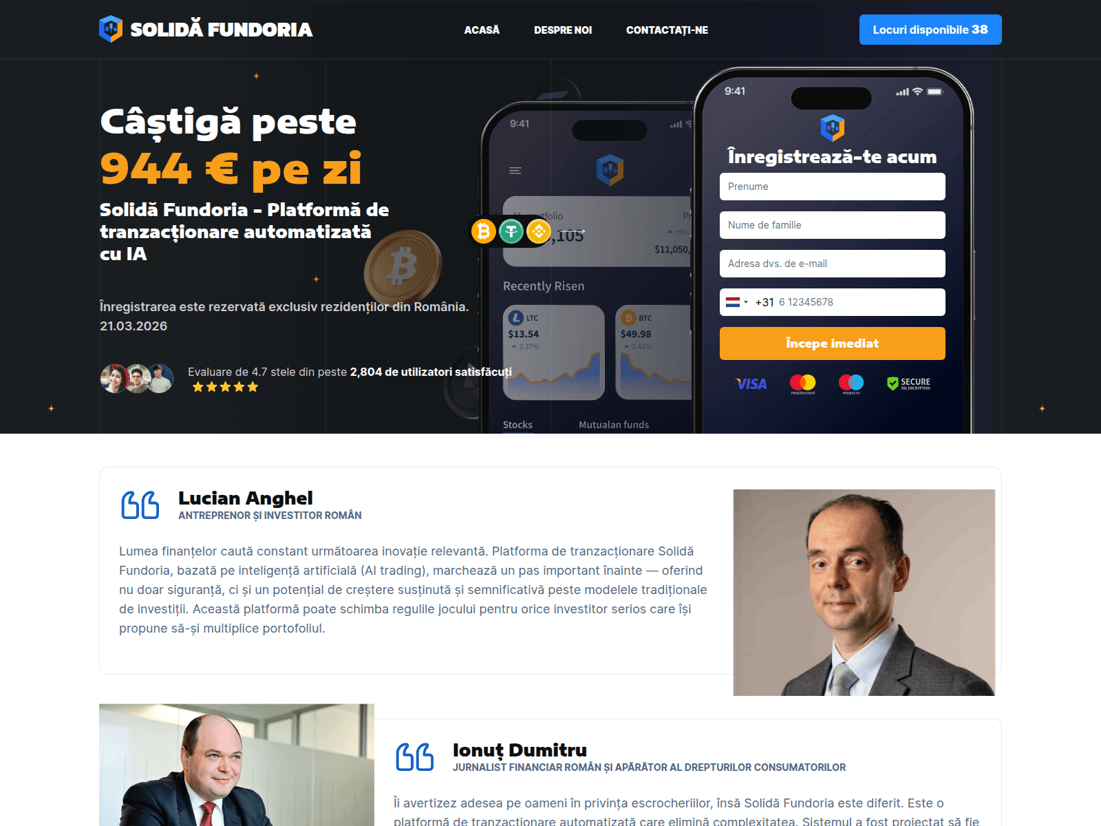 Screenshot of solida-fundoria.com