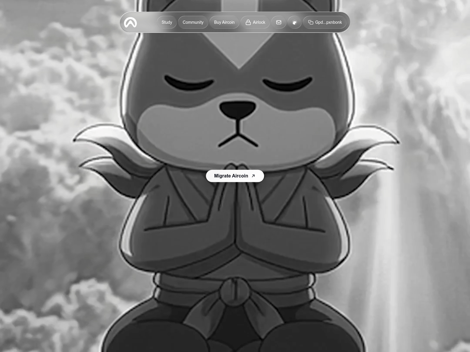 Forensic screenshot of migrateaircoin.xyz