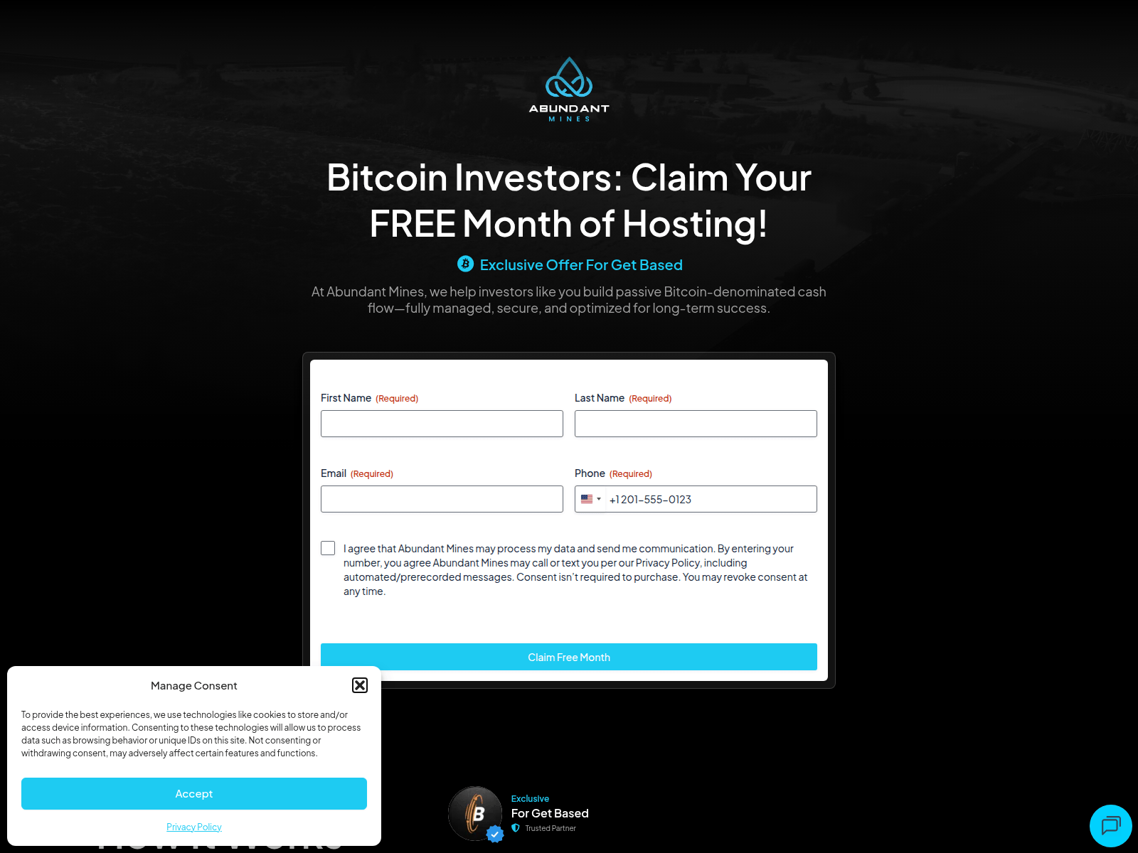 Forensic screenshot of abundantmines.com