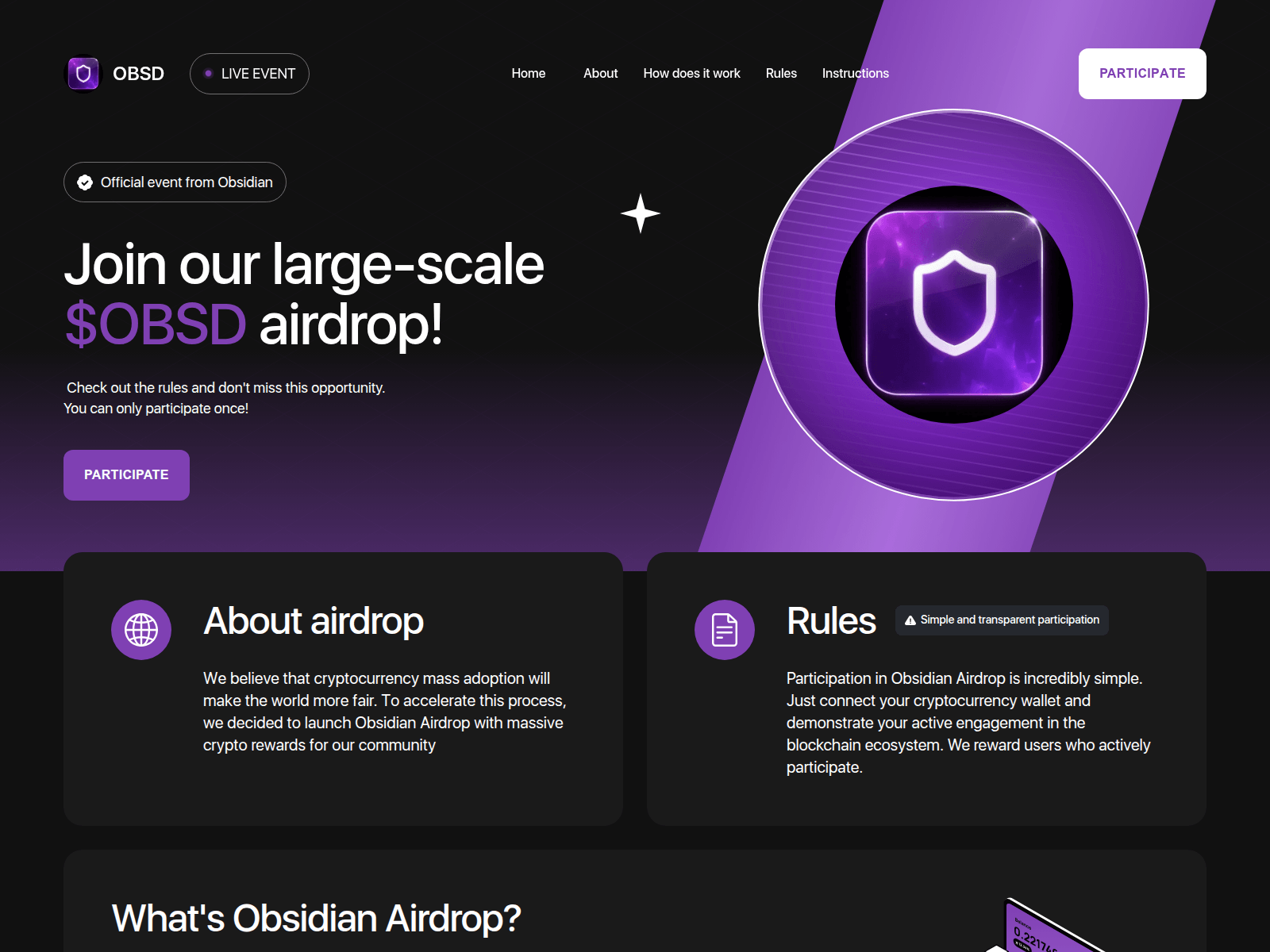 Forensic screenshot of obsd-drop.live