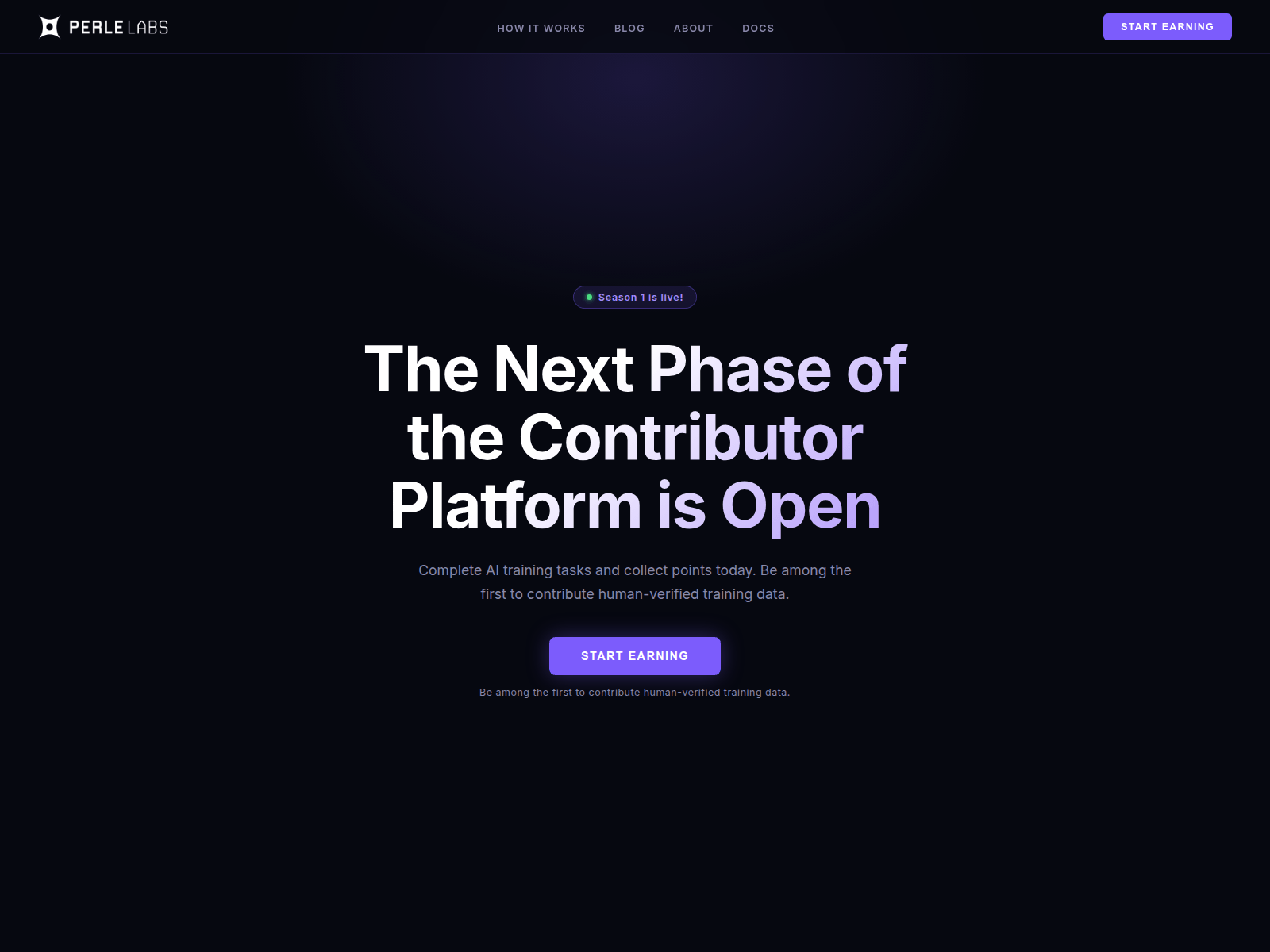 Forensic screenshot of perle-fund.xyz