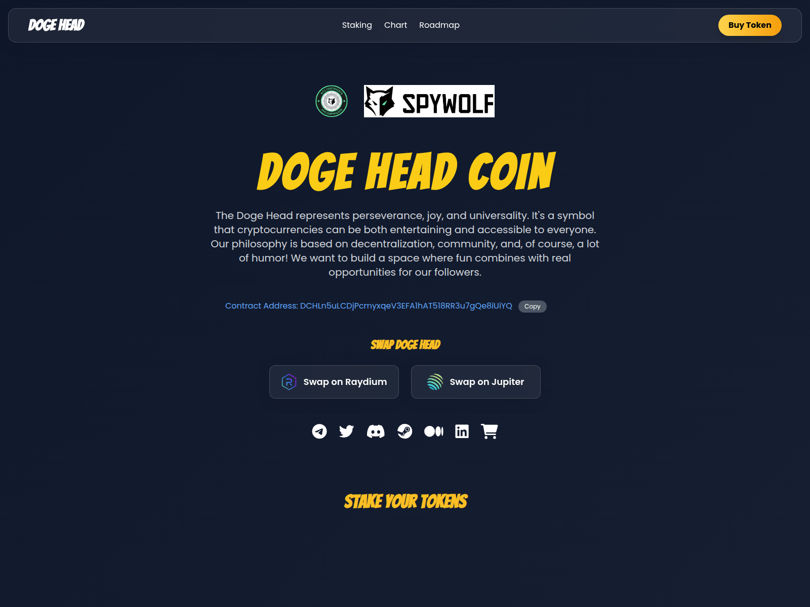 Forensic screenshot of doge-head.com