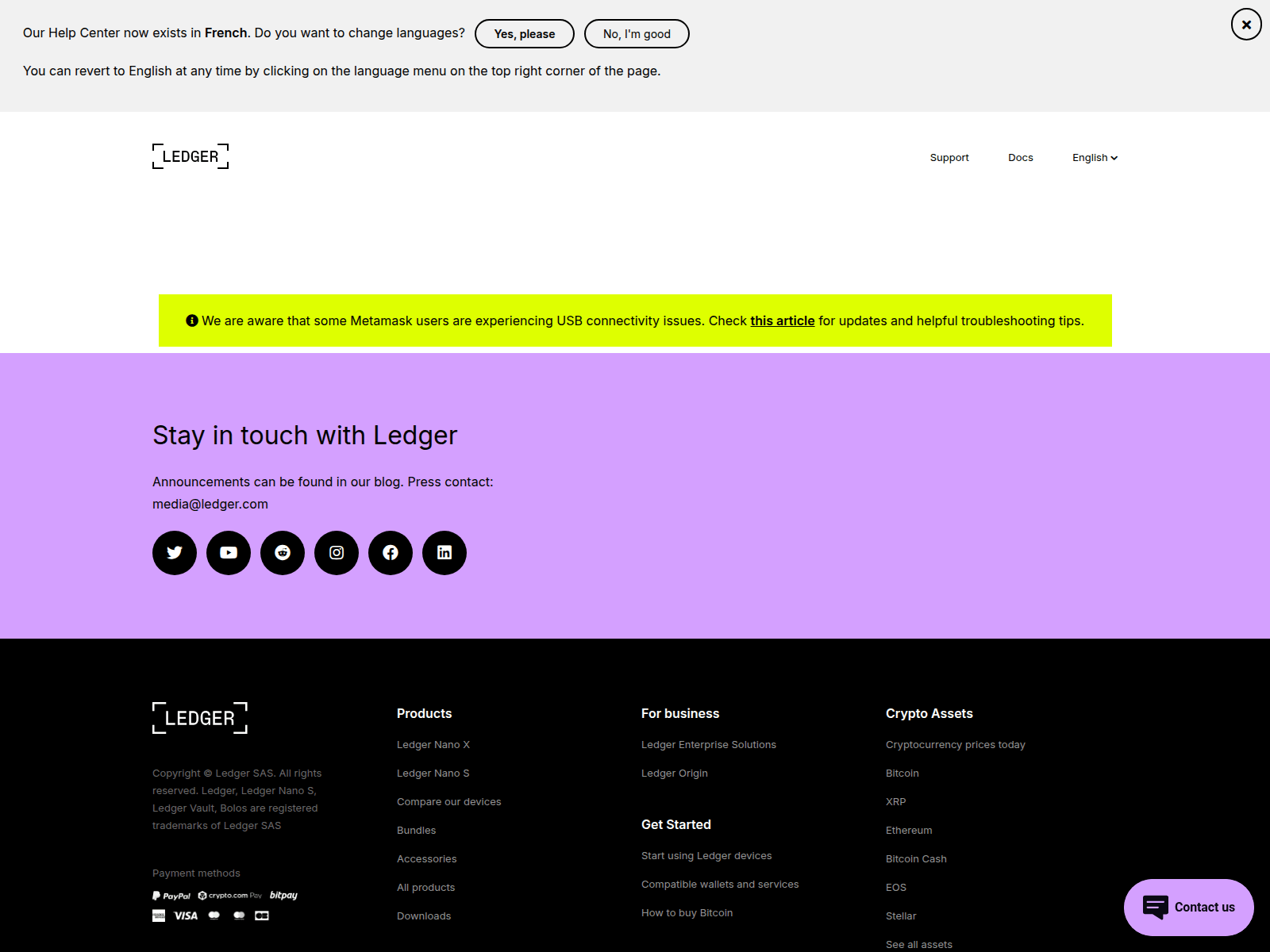 Screenshot of supppport.pages.dev