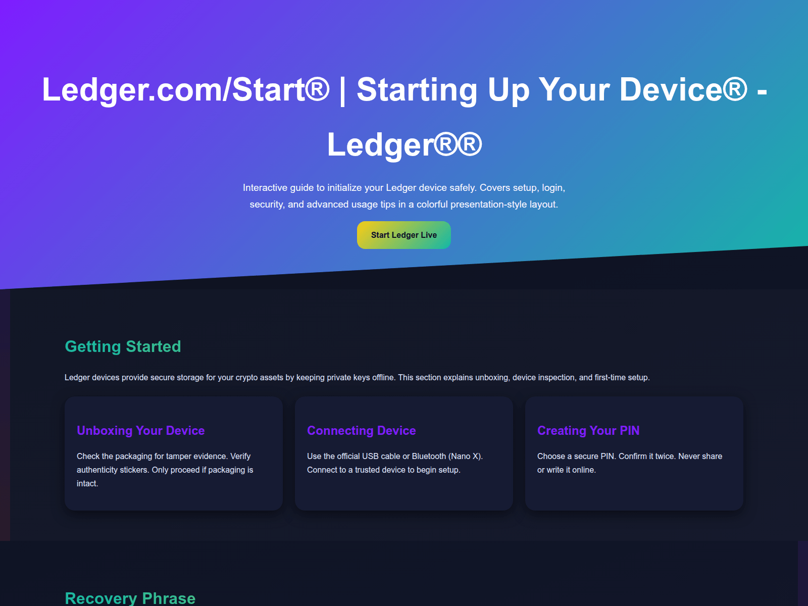 Screenshot of com-ledger--io.pages.dev