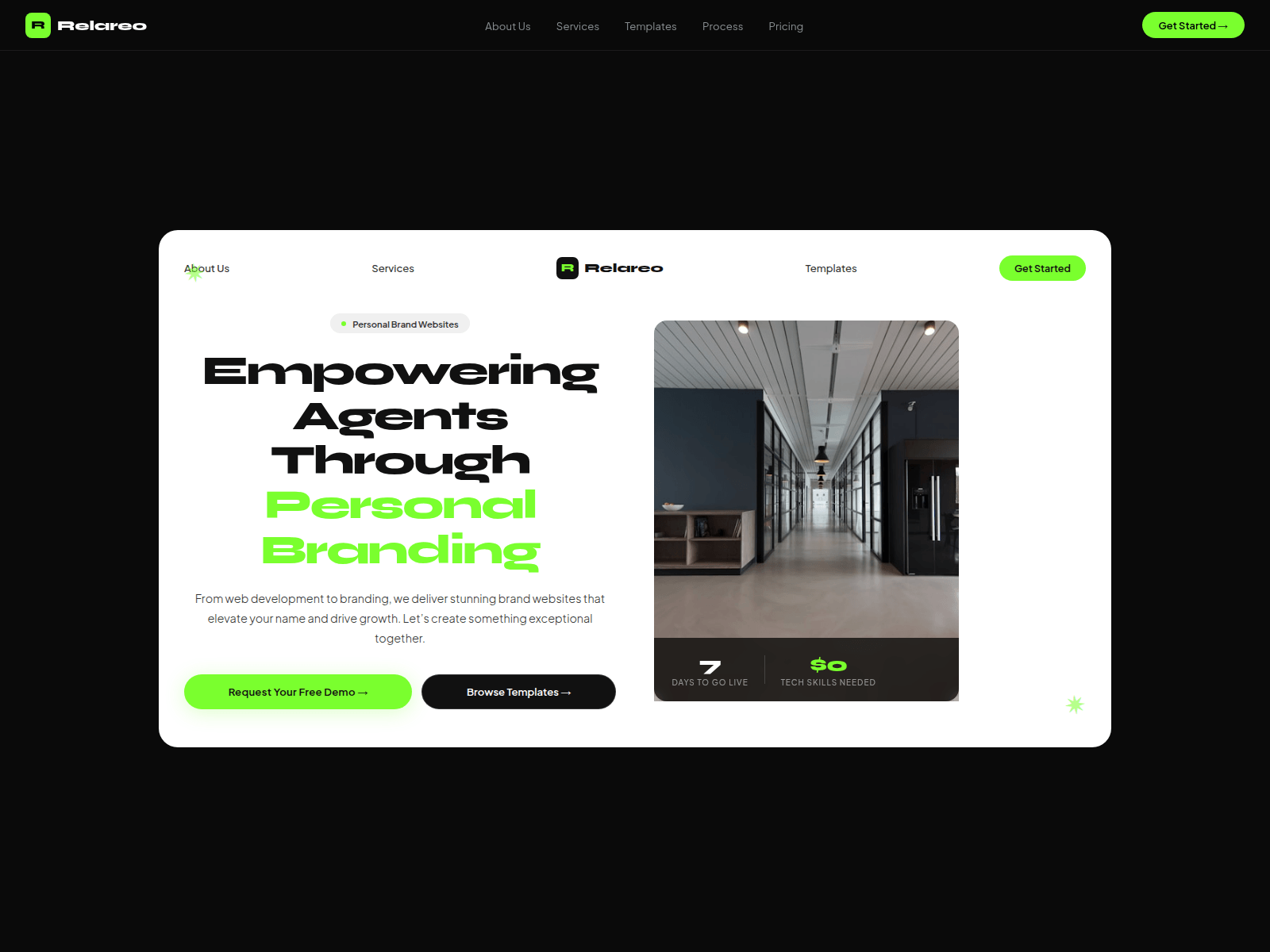 Screenshot of relareo.com