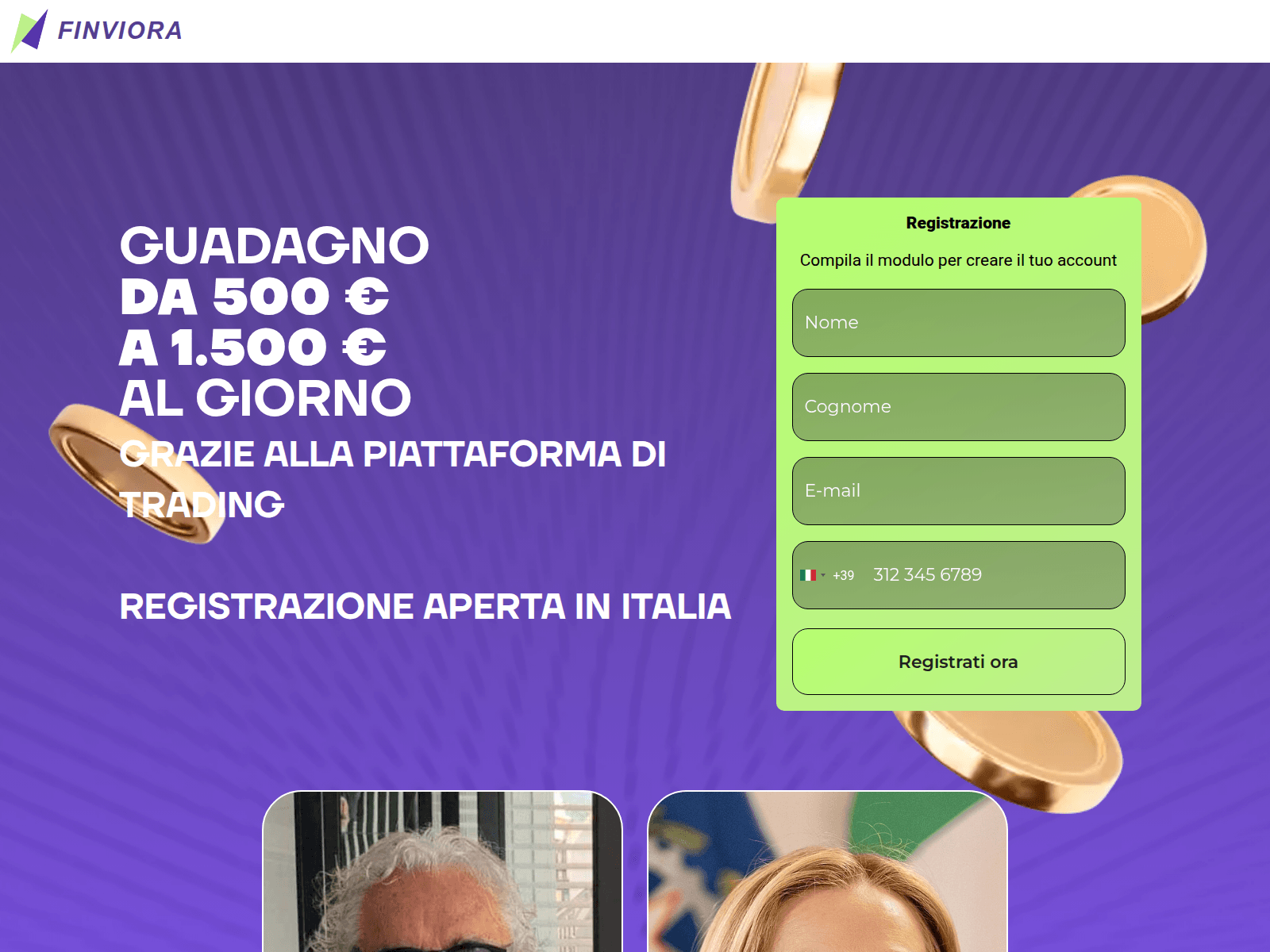 Forensic screenshot of finviora.net