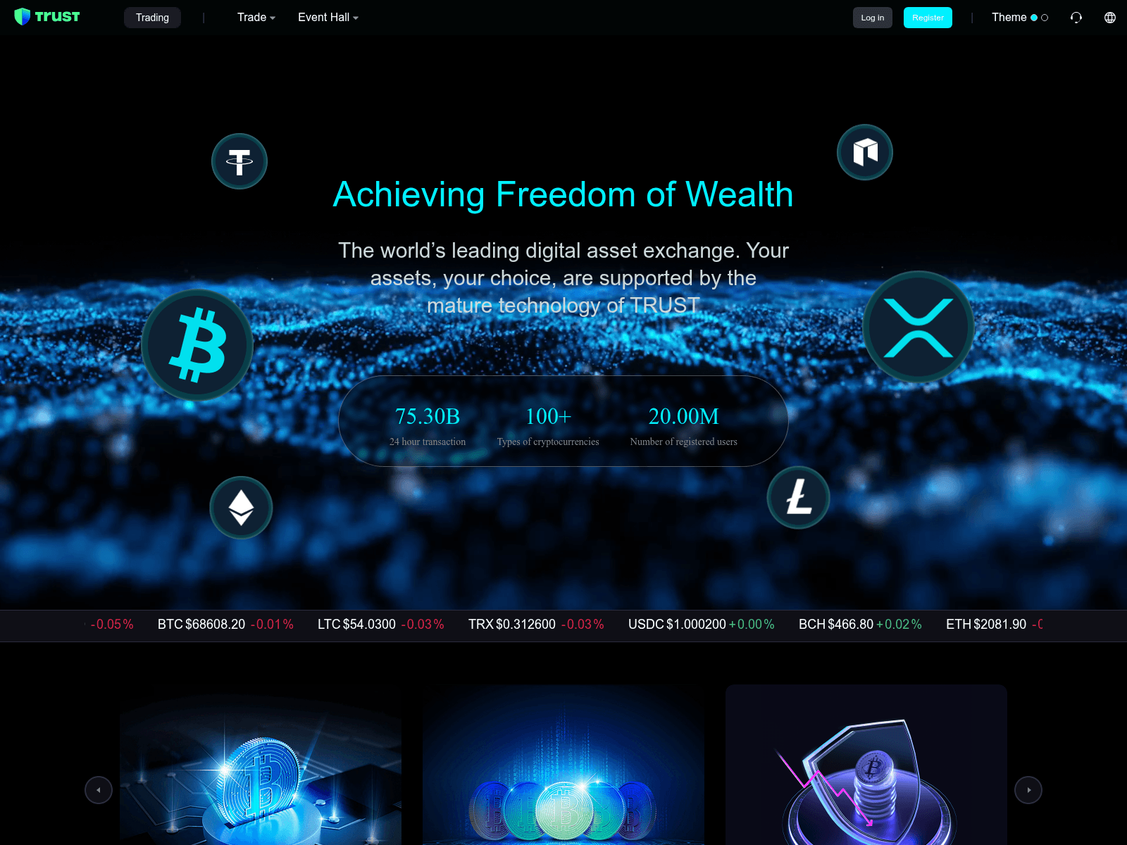 Screenshot of trustswallett.net