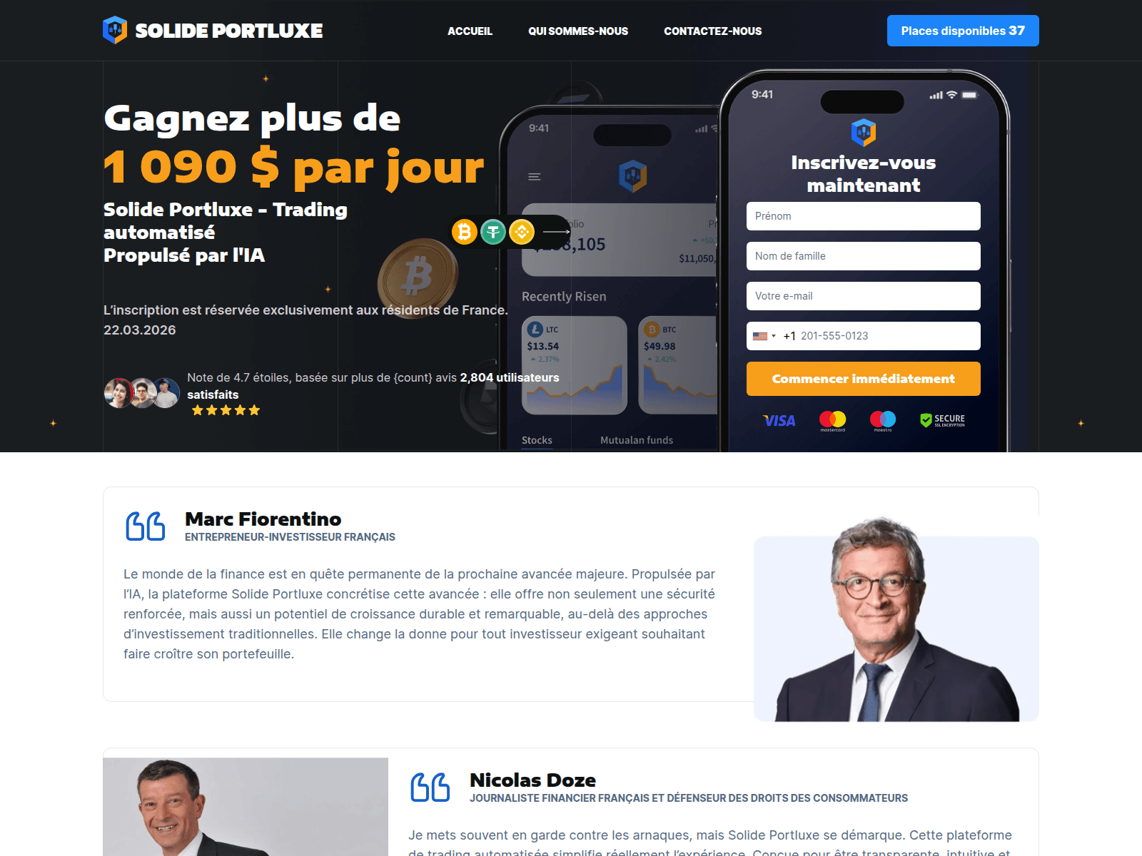 Screenshot of solide-portluxe.com