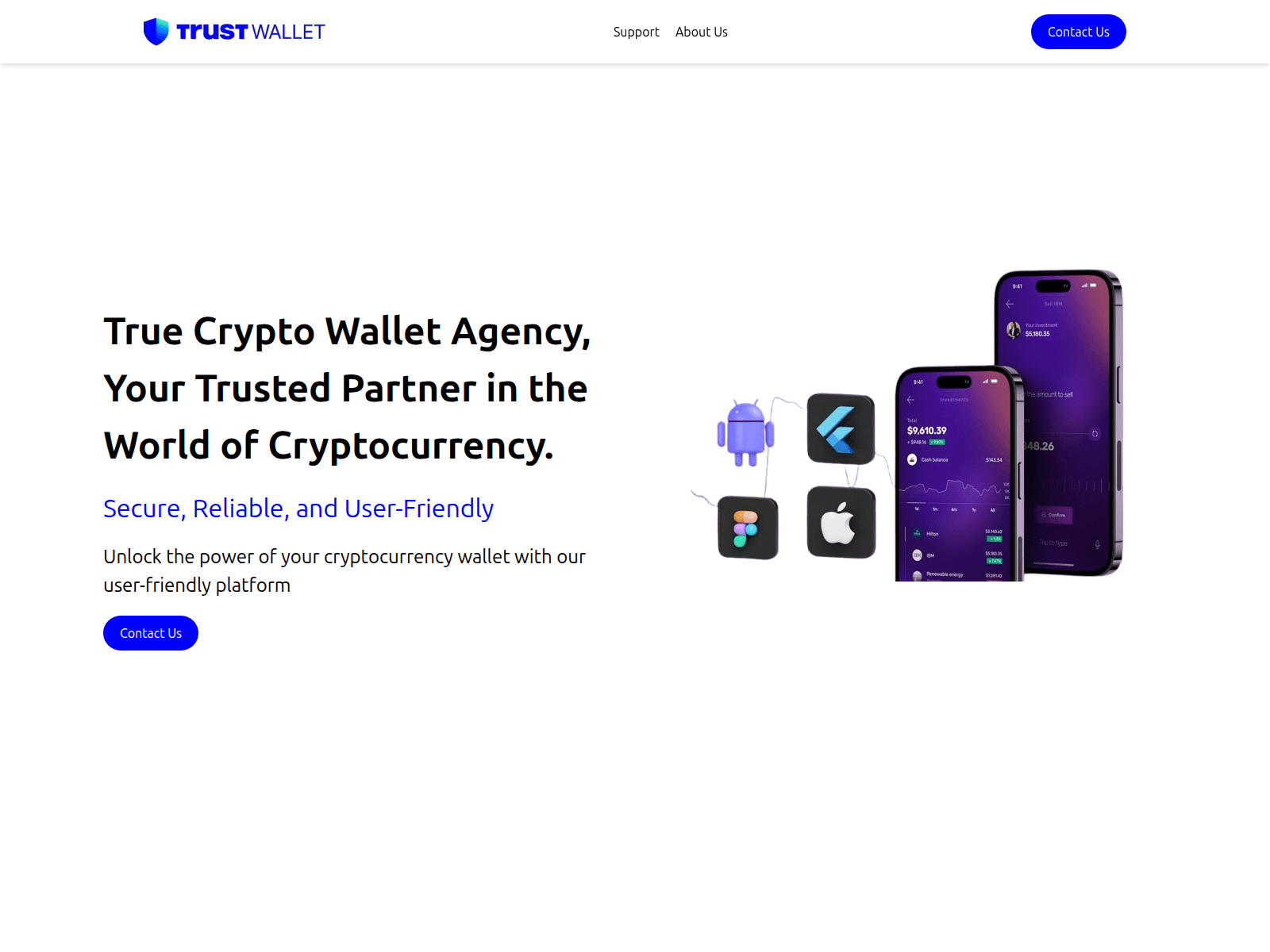 Forensic screenshot of trustwalletagency.netlify.app