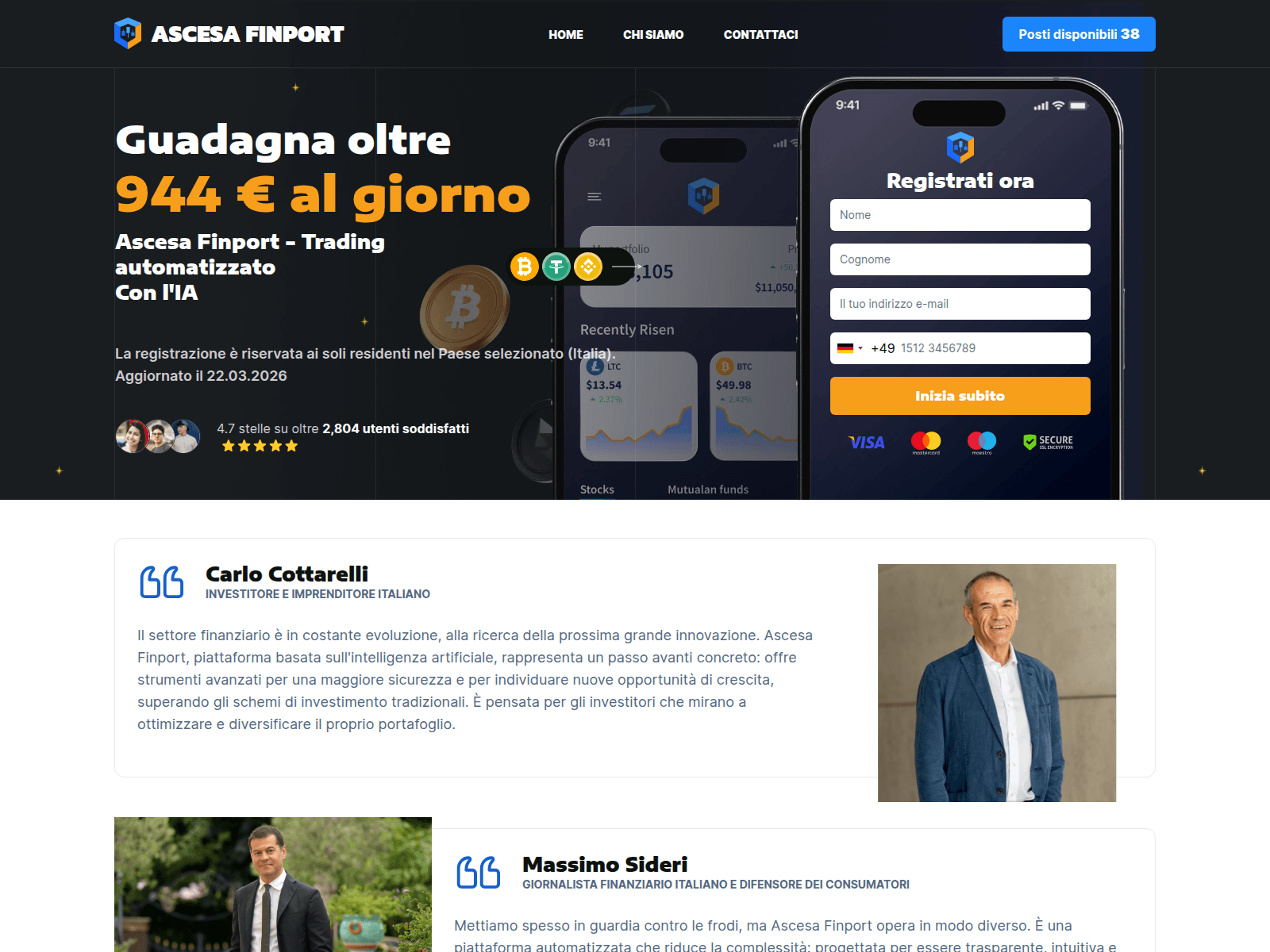 Forensic screenshot of ascesa-finport.com