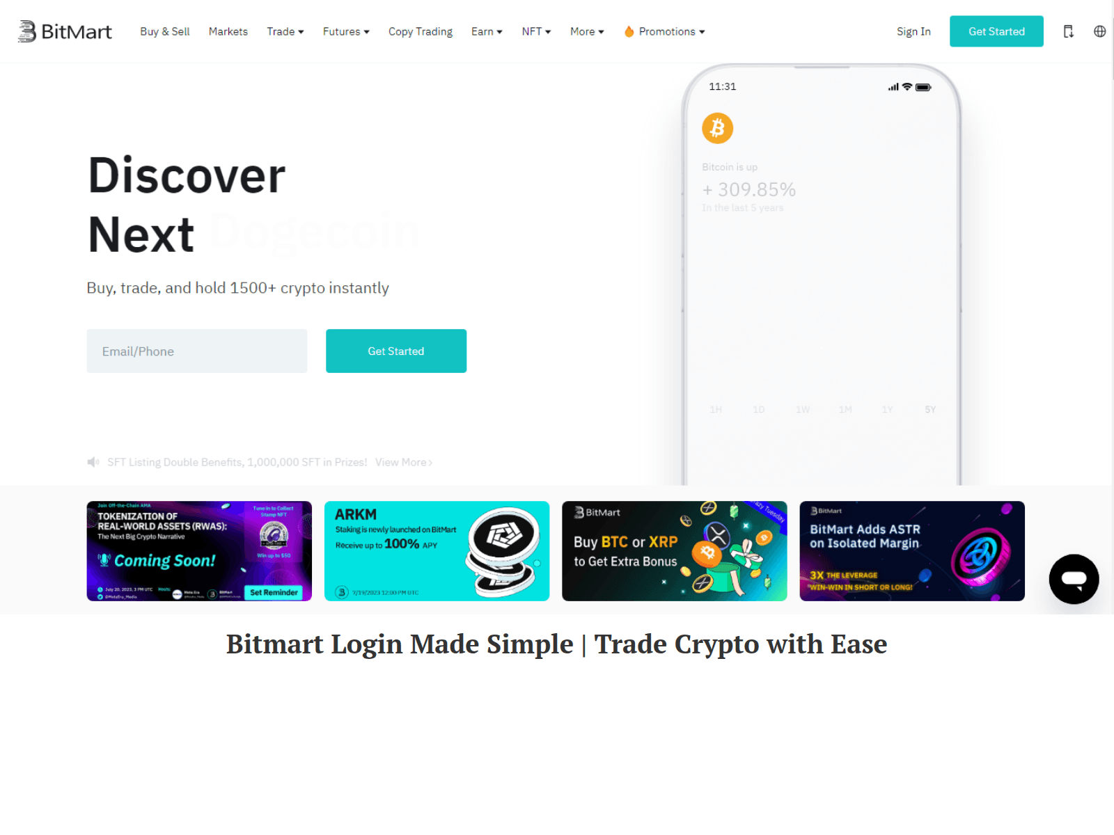 Screenshot of bitmartleogene.webflow.io