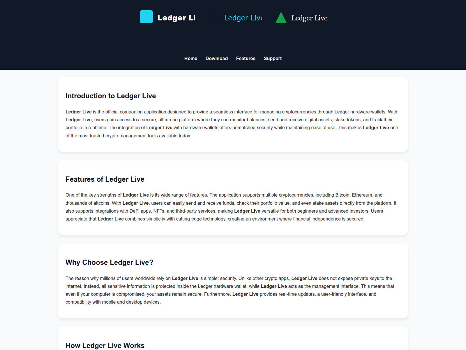 Screenshot of ledger-live-we.pages.dev