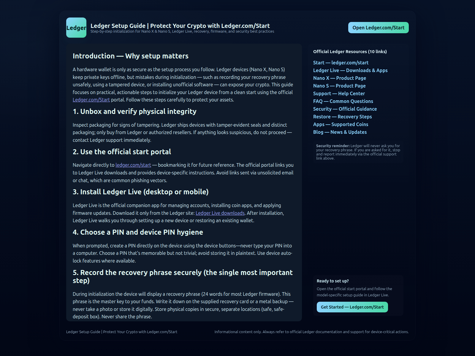 Forensic screenshot of ledzeer-start.pages.dev