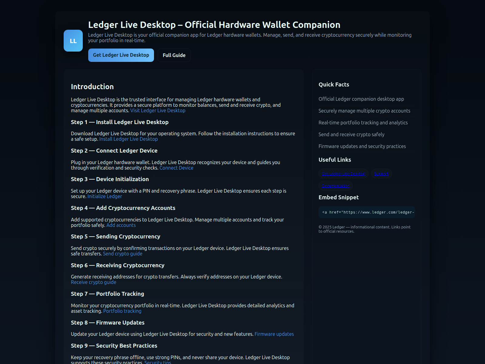 Screenshot of learn-dsktop-ledger.pages.dev