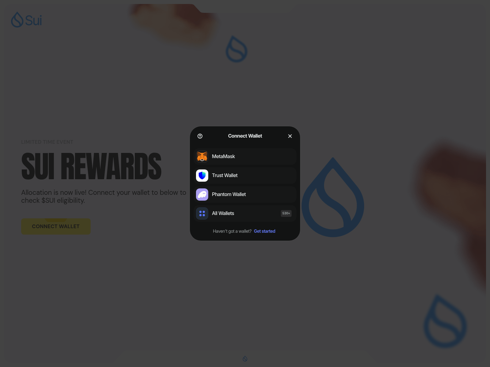 Screenshot of sui-dashboard.app