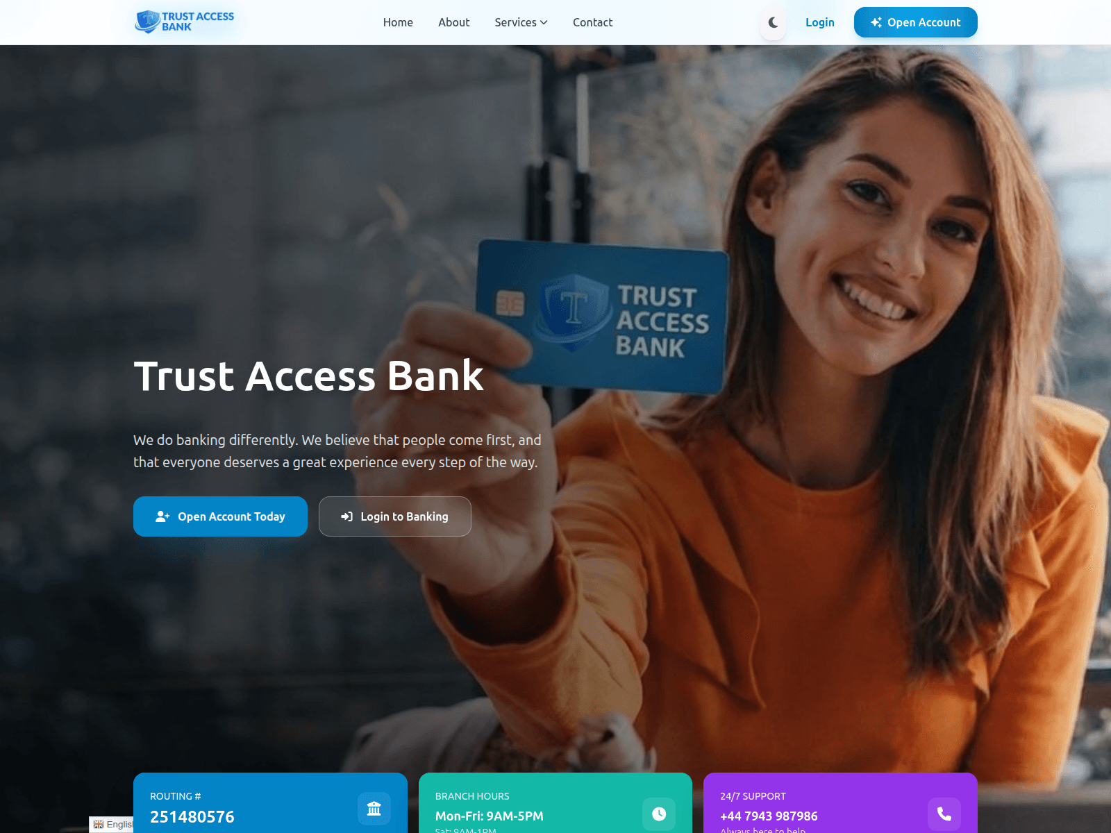 Forensic screenshot of trustaccessb.com