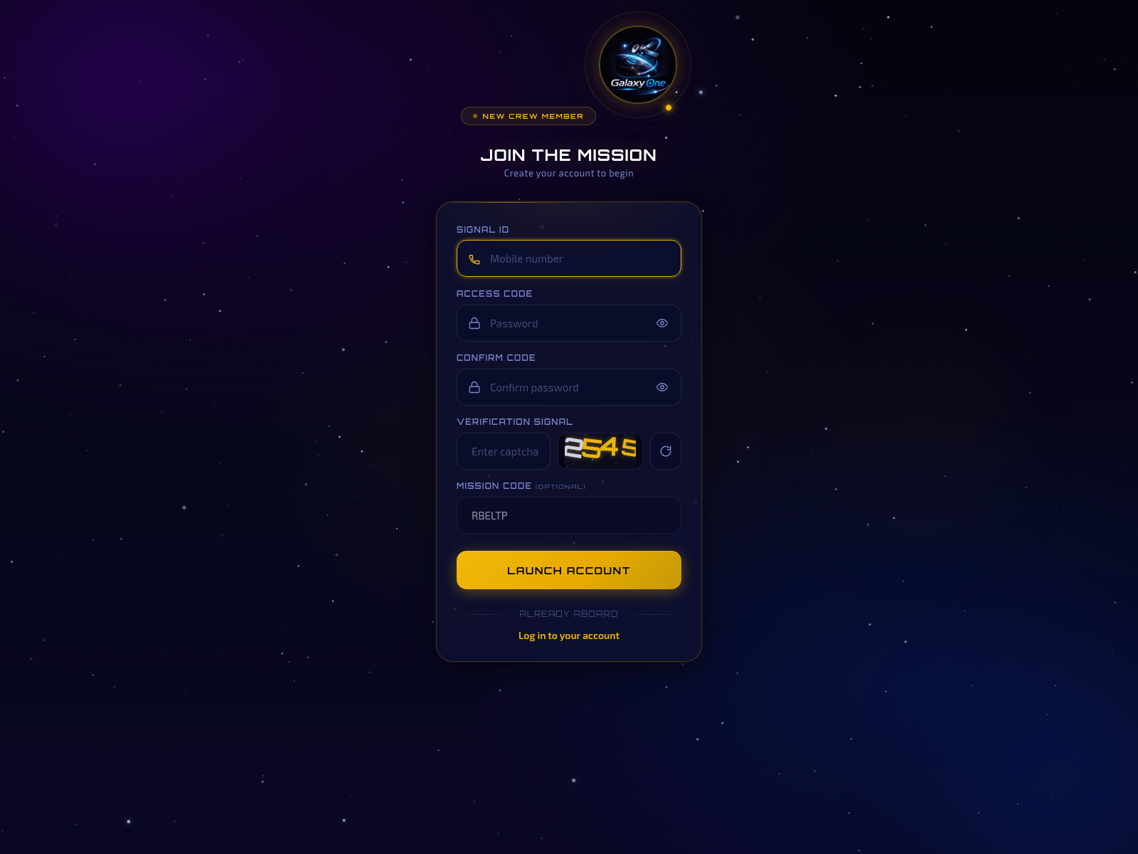 Forensic screenshot of phgalaxyone.tech