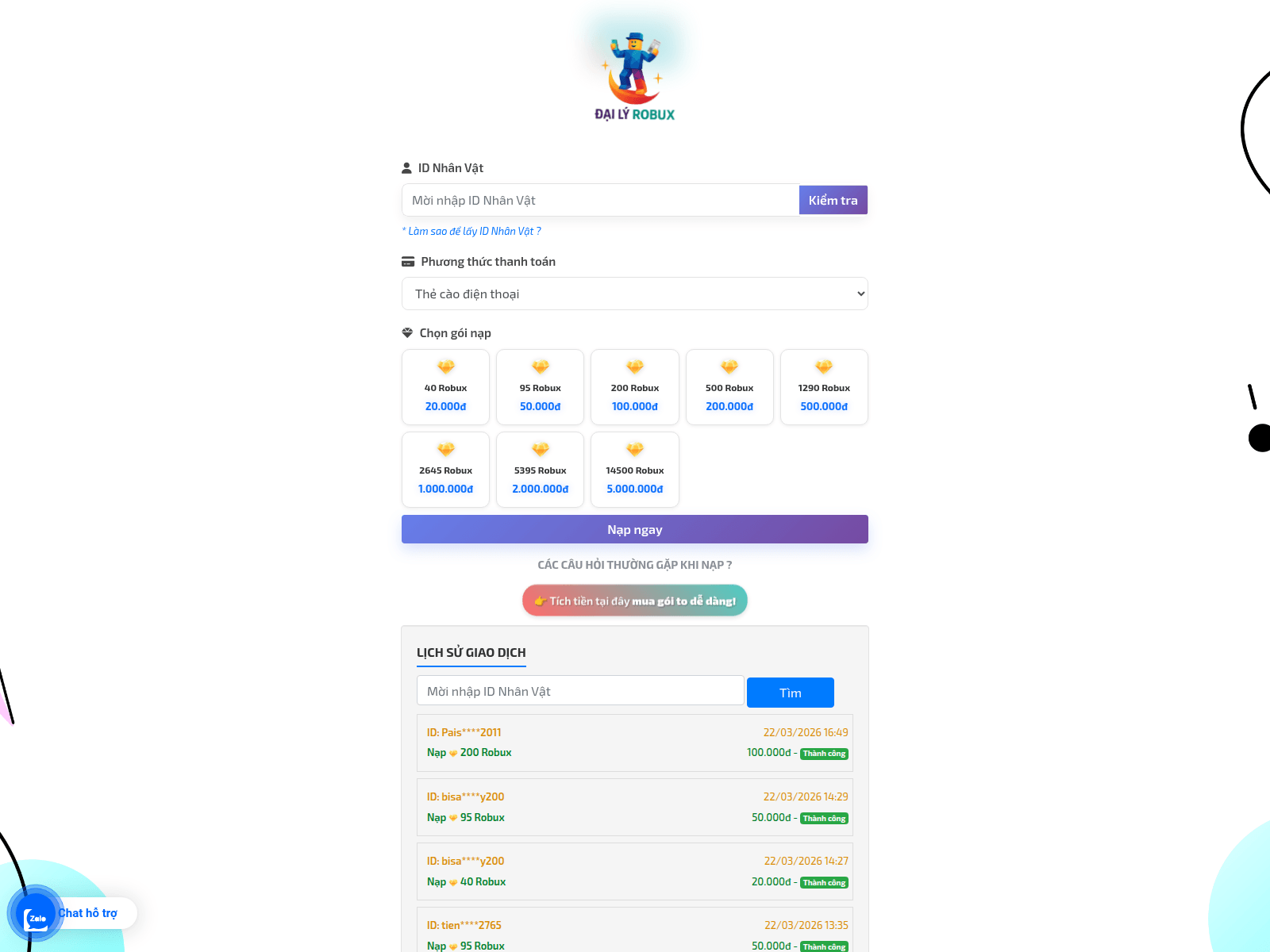 Screenshot of naproblox.org