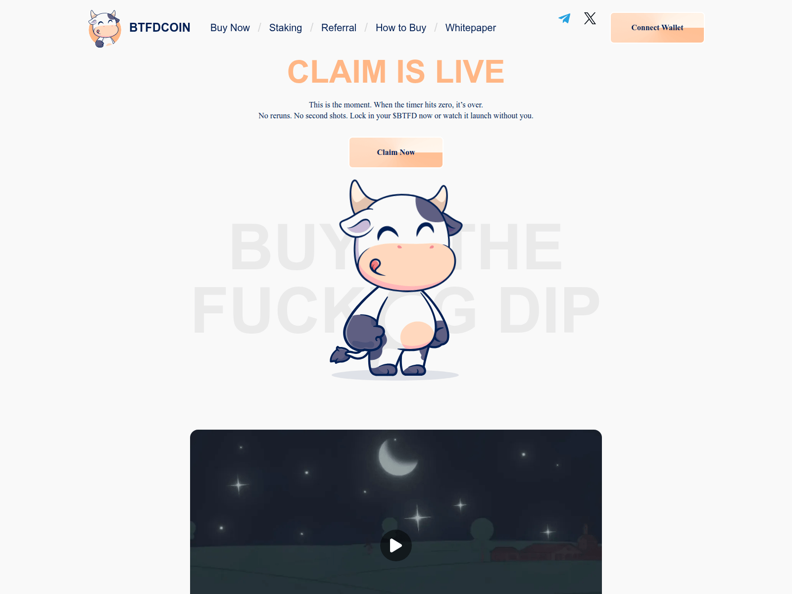 Forensic screenshot of claimbtfd.pages.dev
