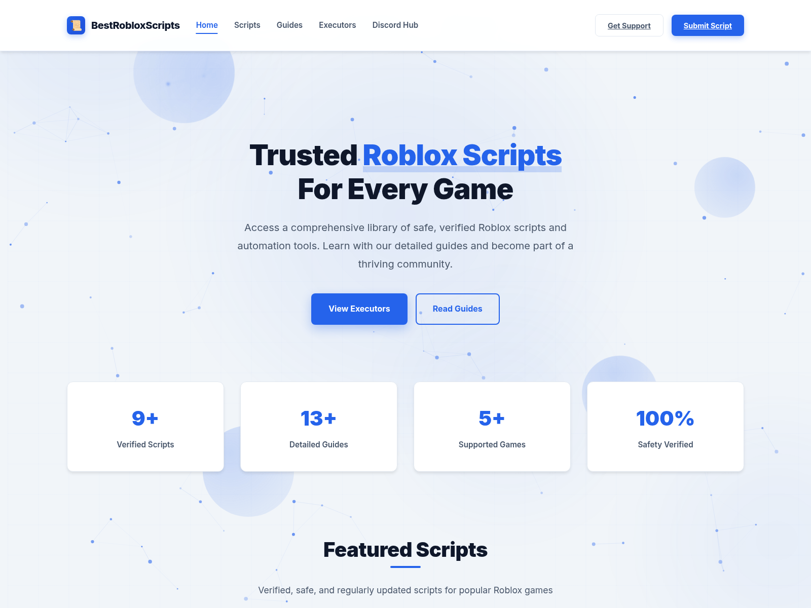 Screenshot of bestrobloxscript.com