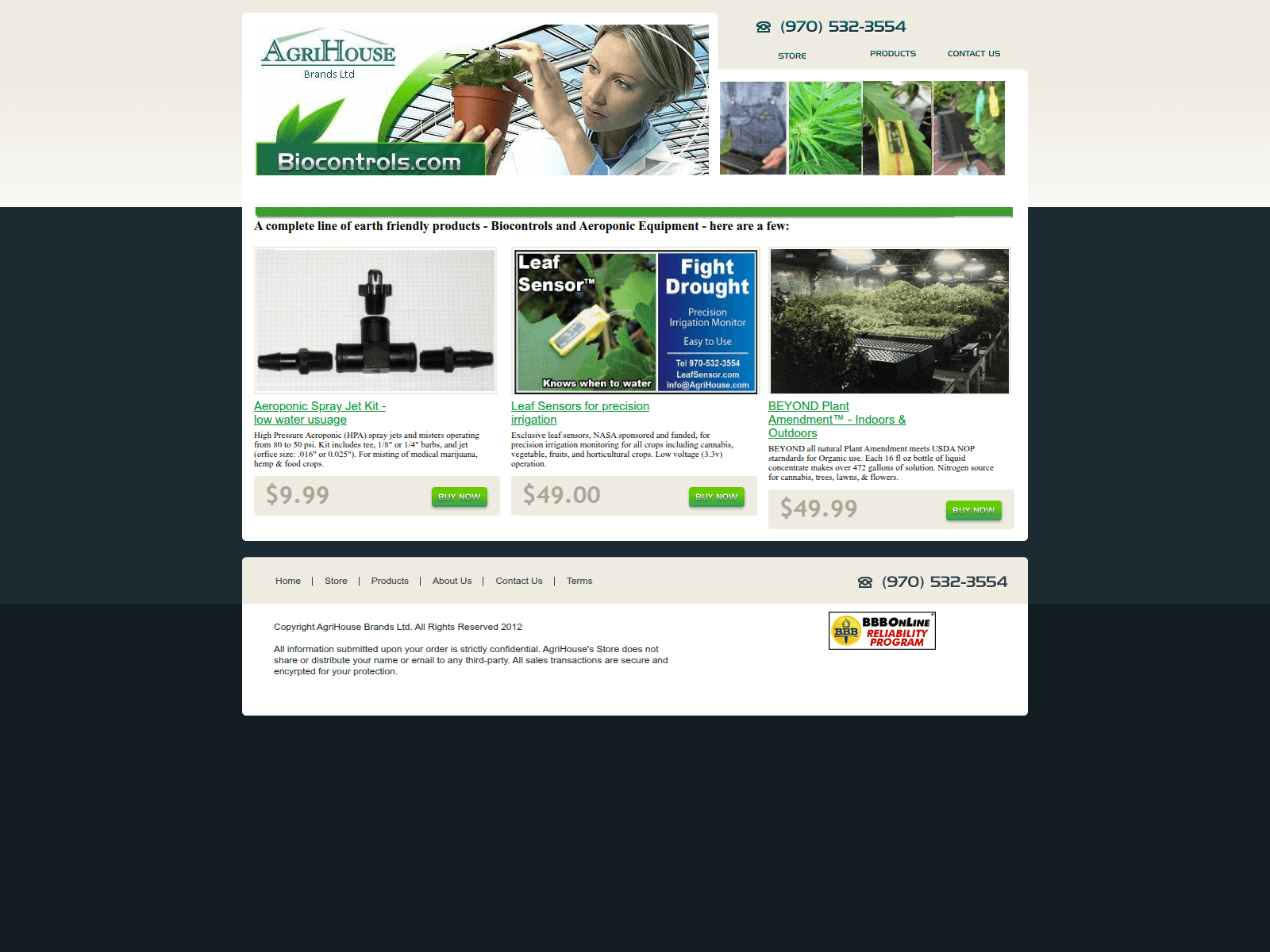 Screenshot of ecoseed.com