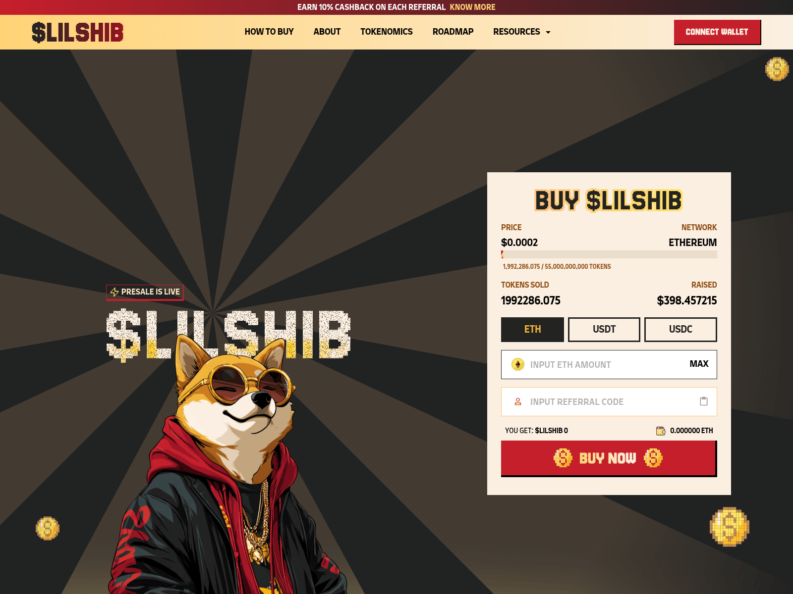 Forensic screenshot of lilshib.com