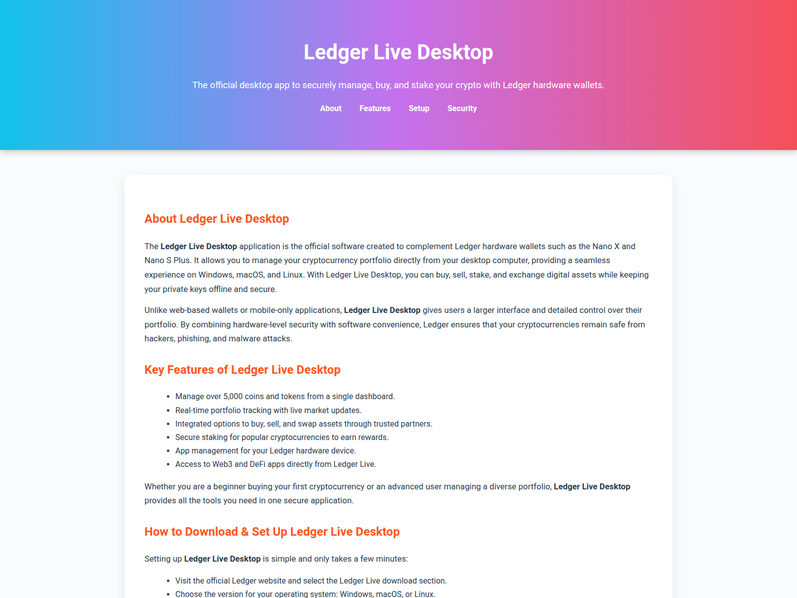 Screenshot of faq-live-ladger.pages.dev