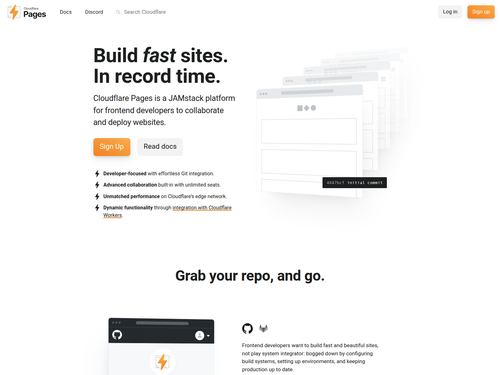 Forensic screenshot of pages.dev