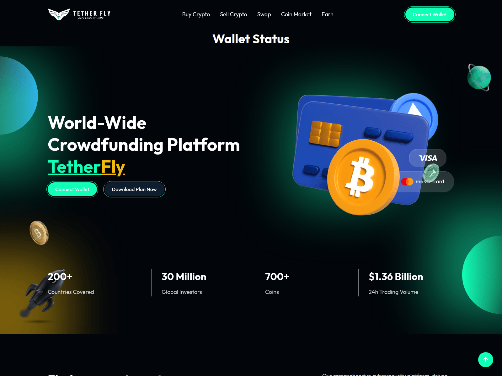 Forensic screenshot of www.tetherfly.com