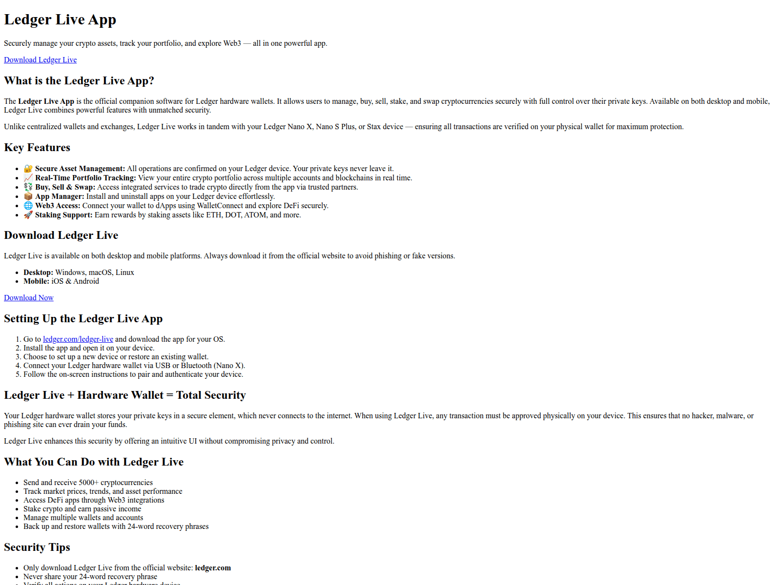Forensic screenshot of app-ledgerlive--safe.pages.dev