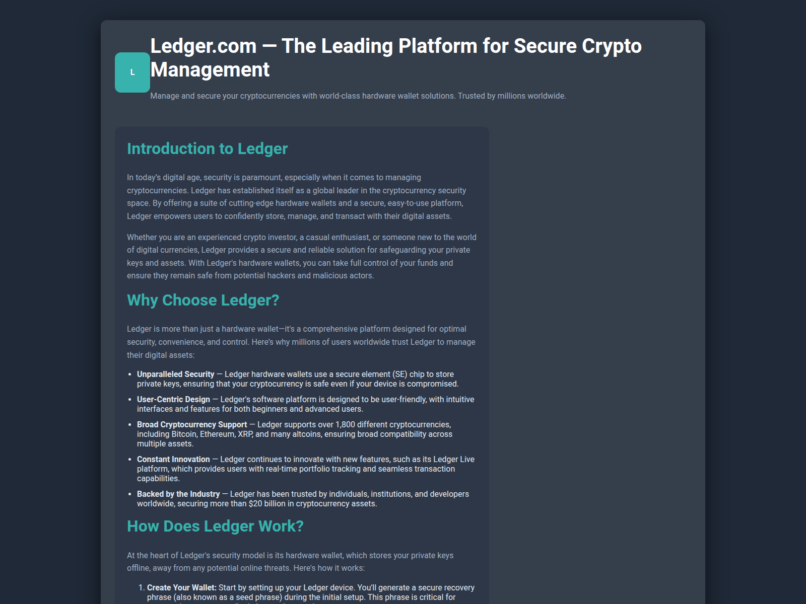 Screenshot of ledger-com-get-start.pages.dev