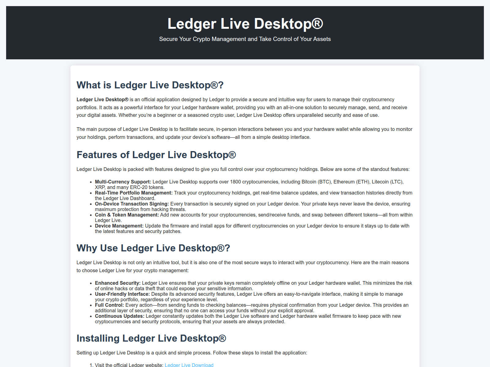 Screenshot of ledgerlive-desk-help.pages.dev
