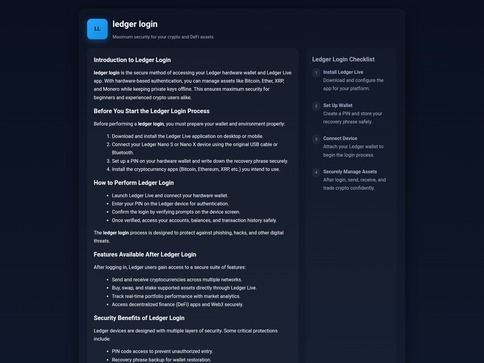 Forensic screenshot of ledgrr-login.pages.dev