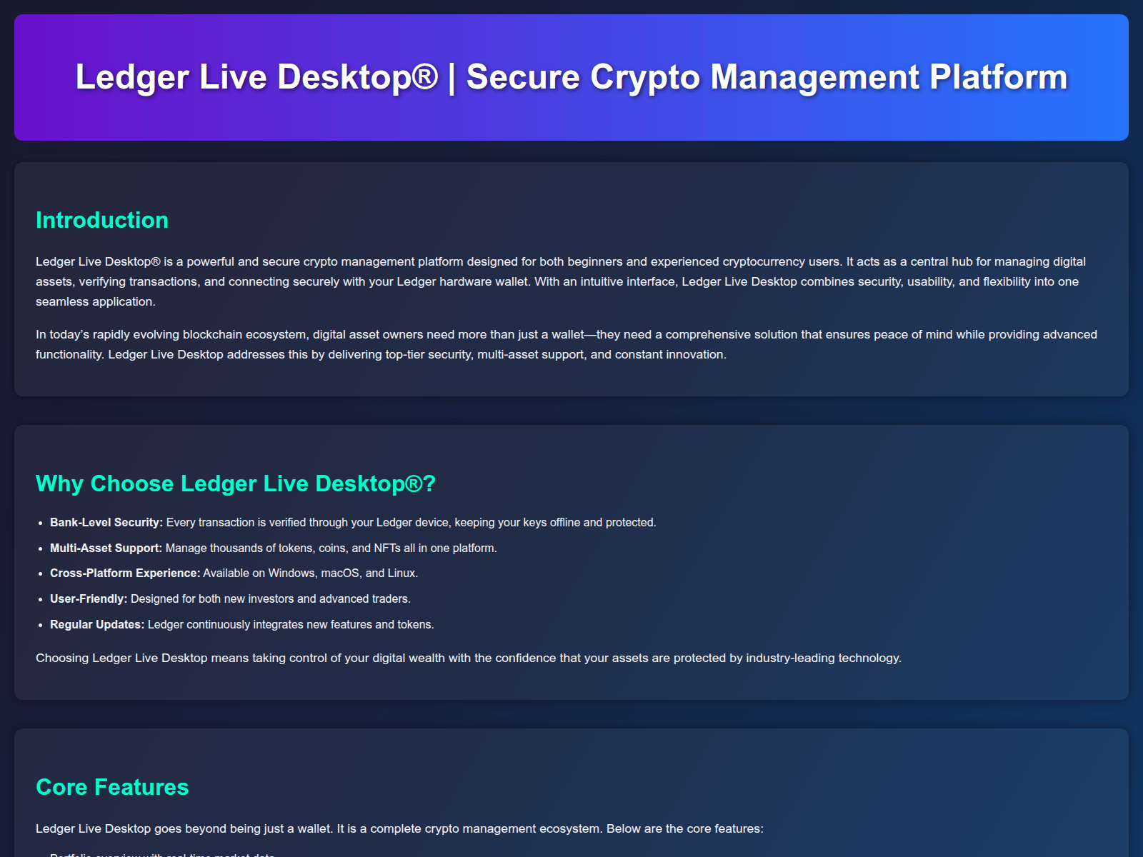 Screenshot of ledger-desktop-liv.pages.dev