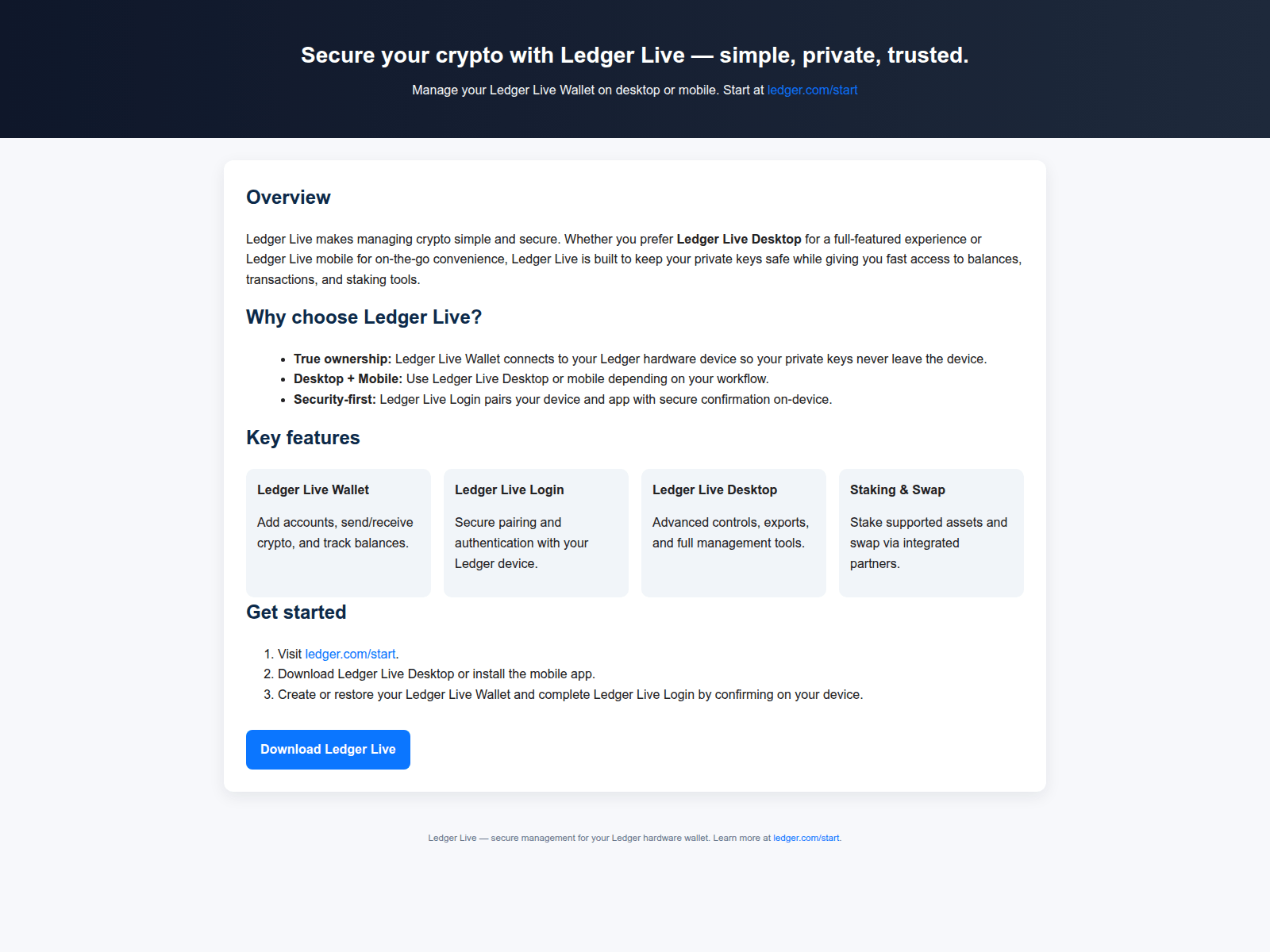 Forensic screenshot of live-app-ledger.pages.dev
