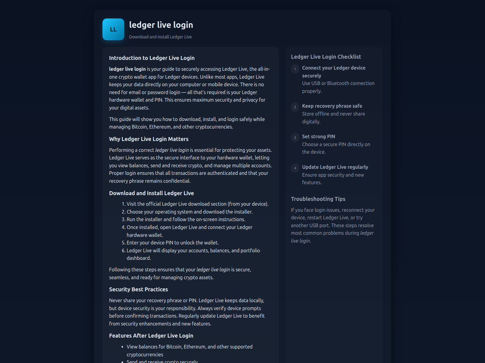 Screenshot of leger-lve-log-in.pages.dev