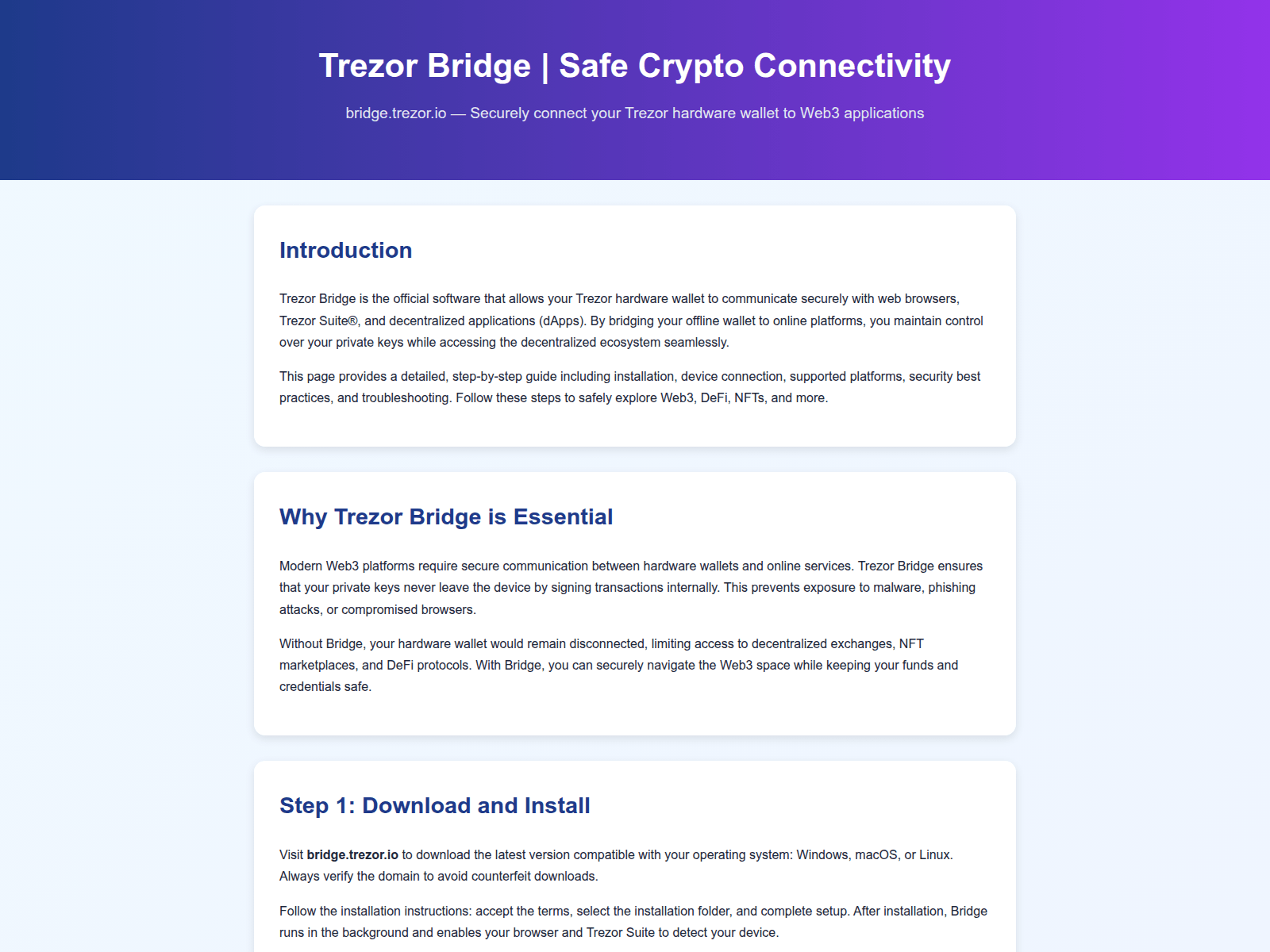 Screenshot of trejjr-bridge.pages.dev