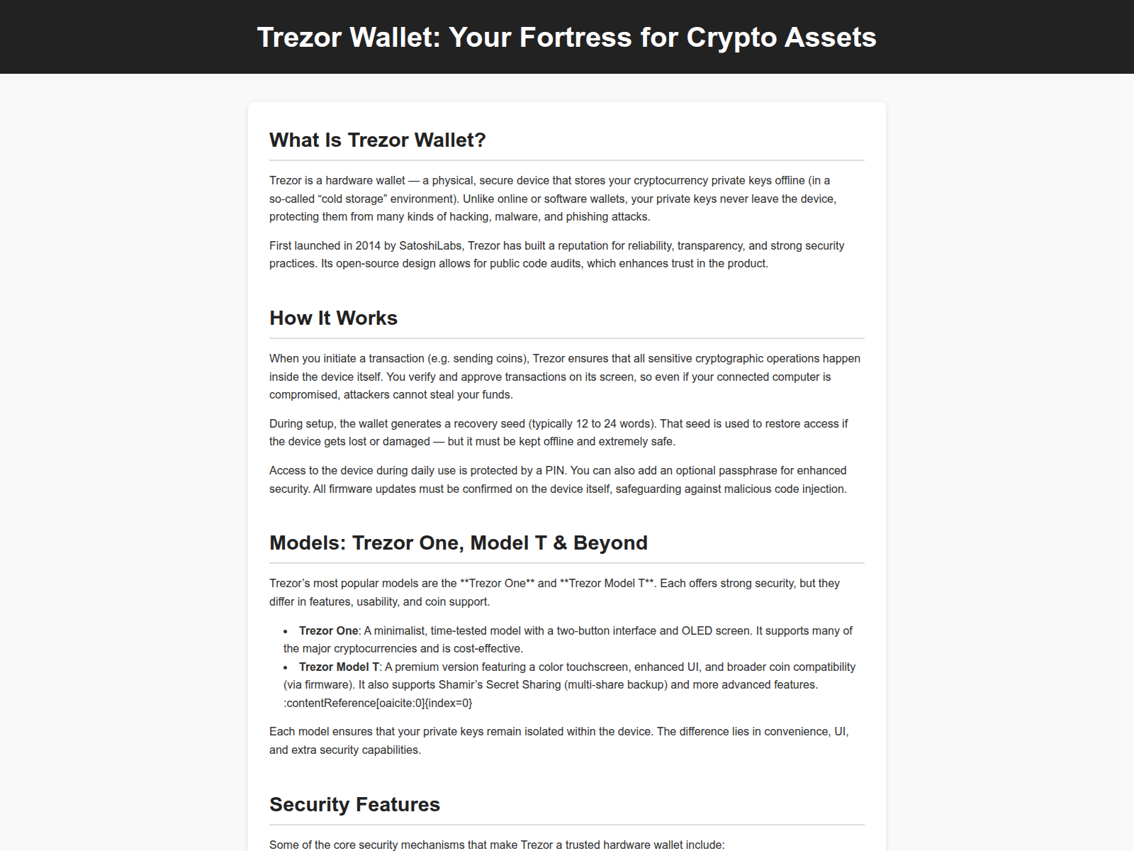 Forensic screenshot of treziouhardwar-wallit.pages.dev