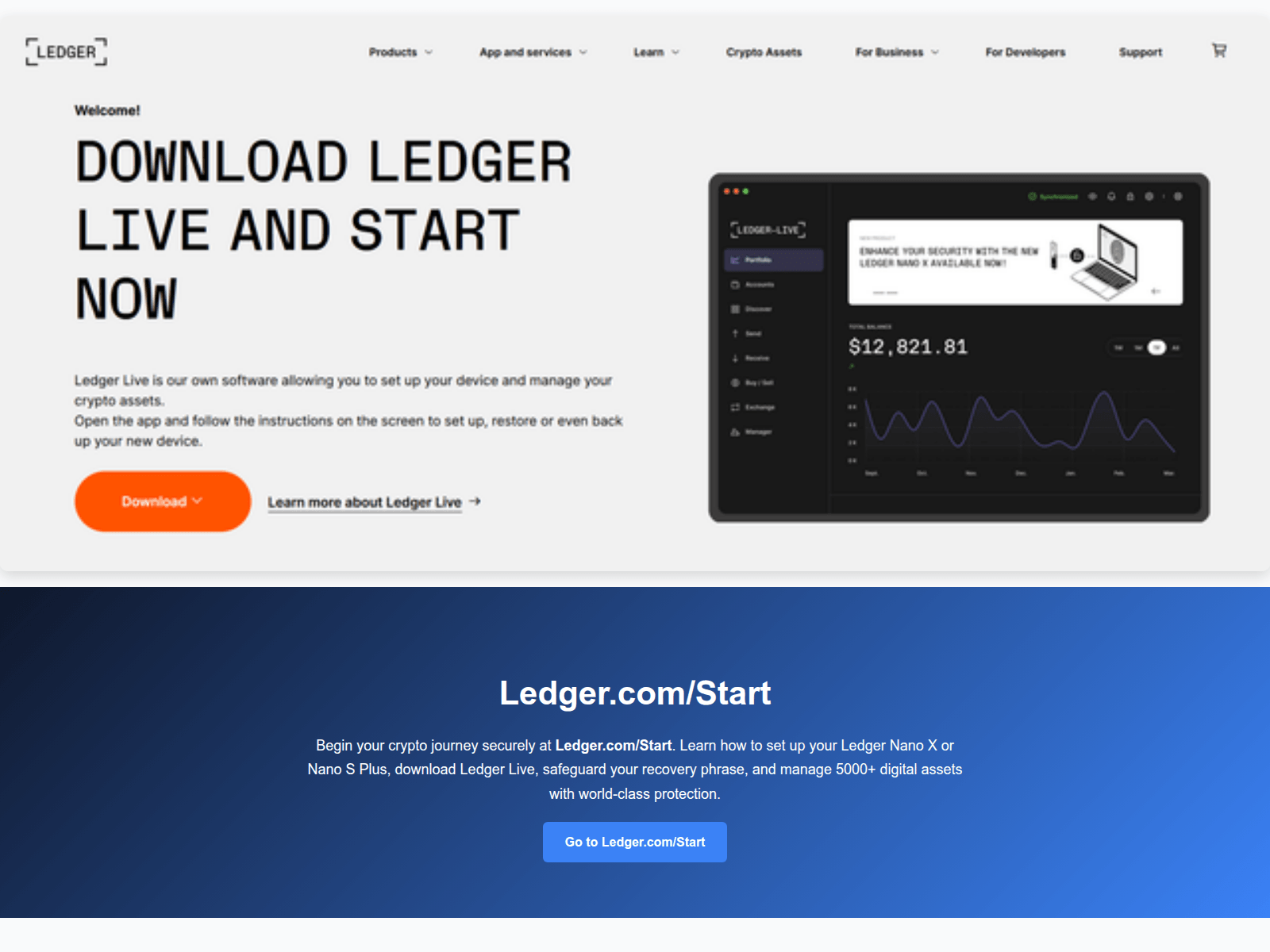 Forensic screenshot of start-ledger-net.pages.dev