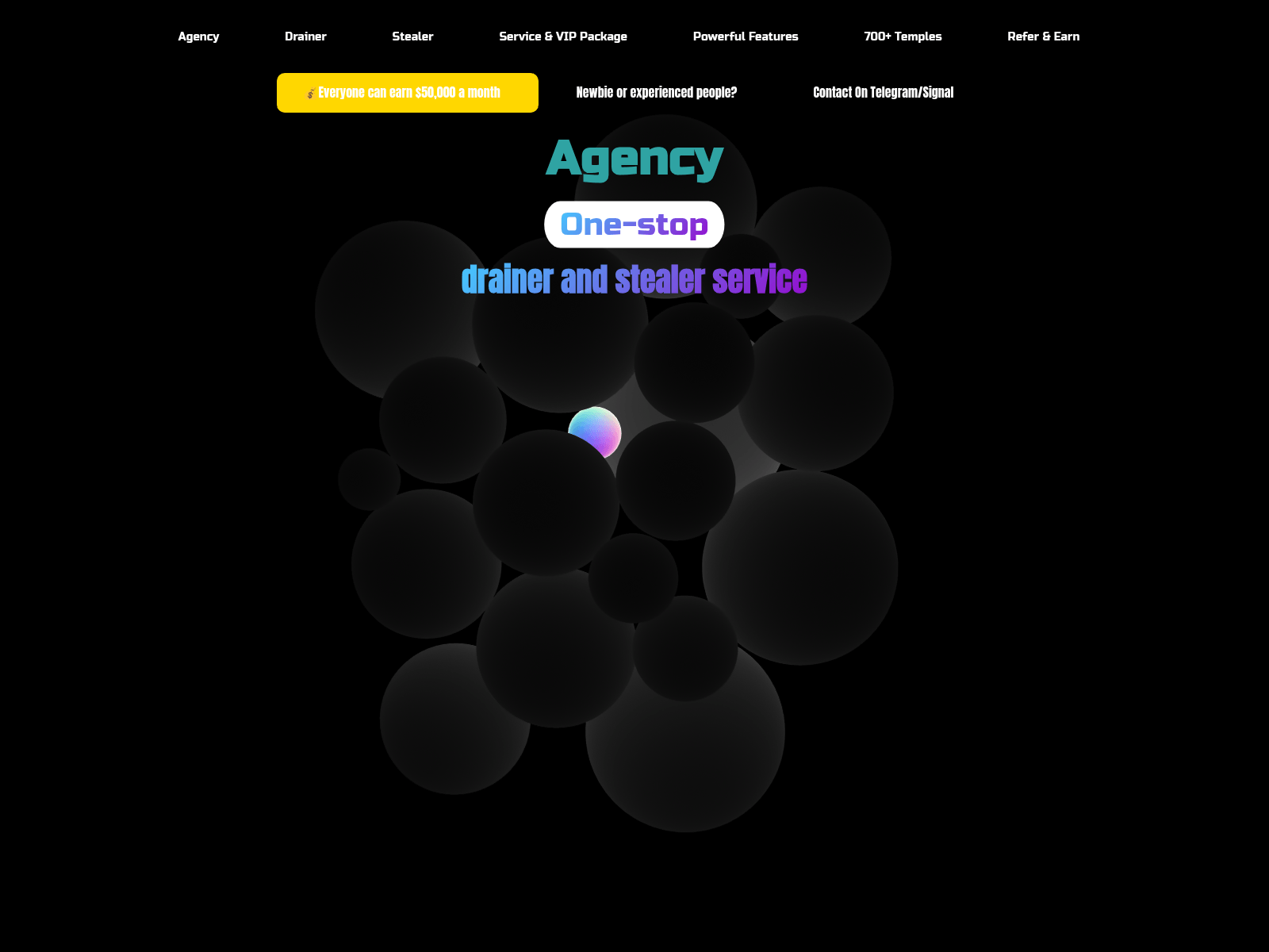 Screenshot of cryptodraineragent.pages.dev