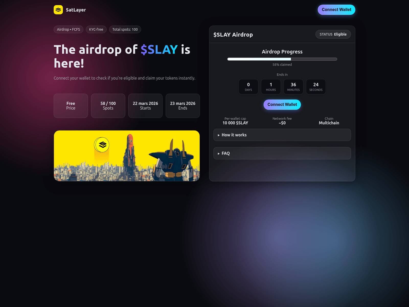 Forensic screenshot of satlayer.top