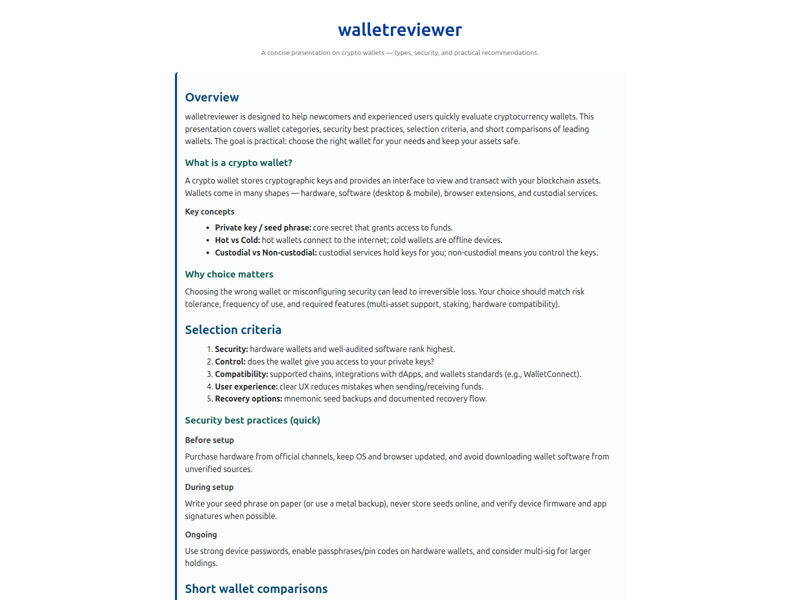 Screenshot of walle-intreviewer.pages.dev
