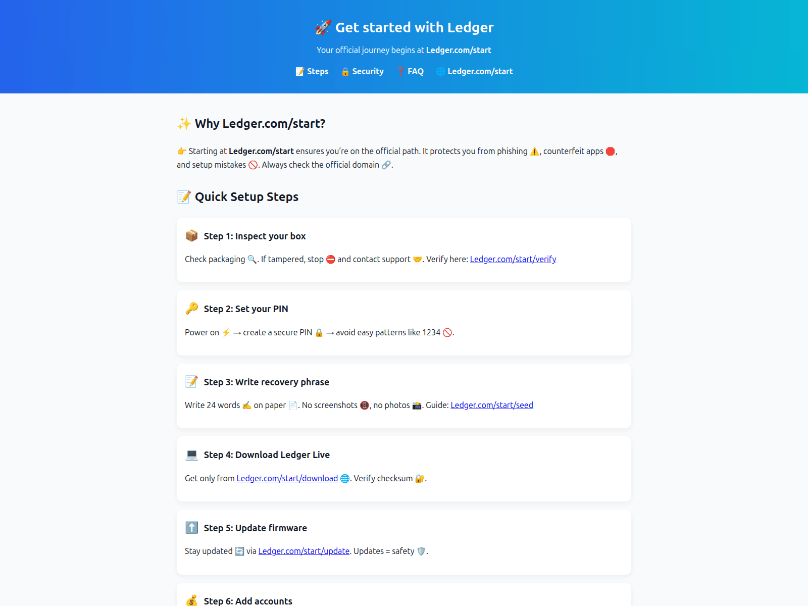 Forensic screenshot of webpage-start-ldger-io.pages.dev