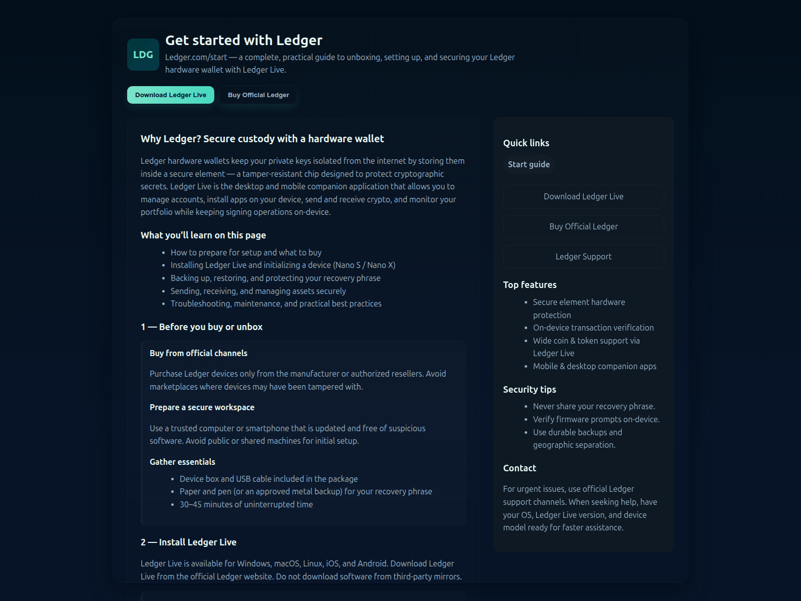 Forensic screenshot of lldger-com-start.pages.dev