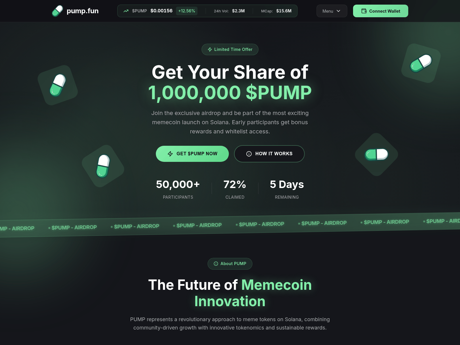 Screenshot of pumps-cjg.pages.dev