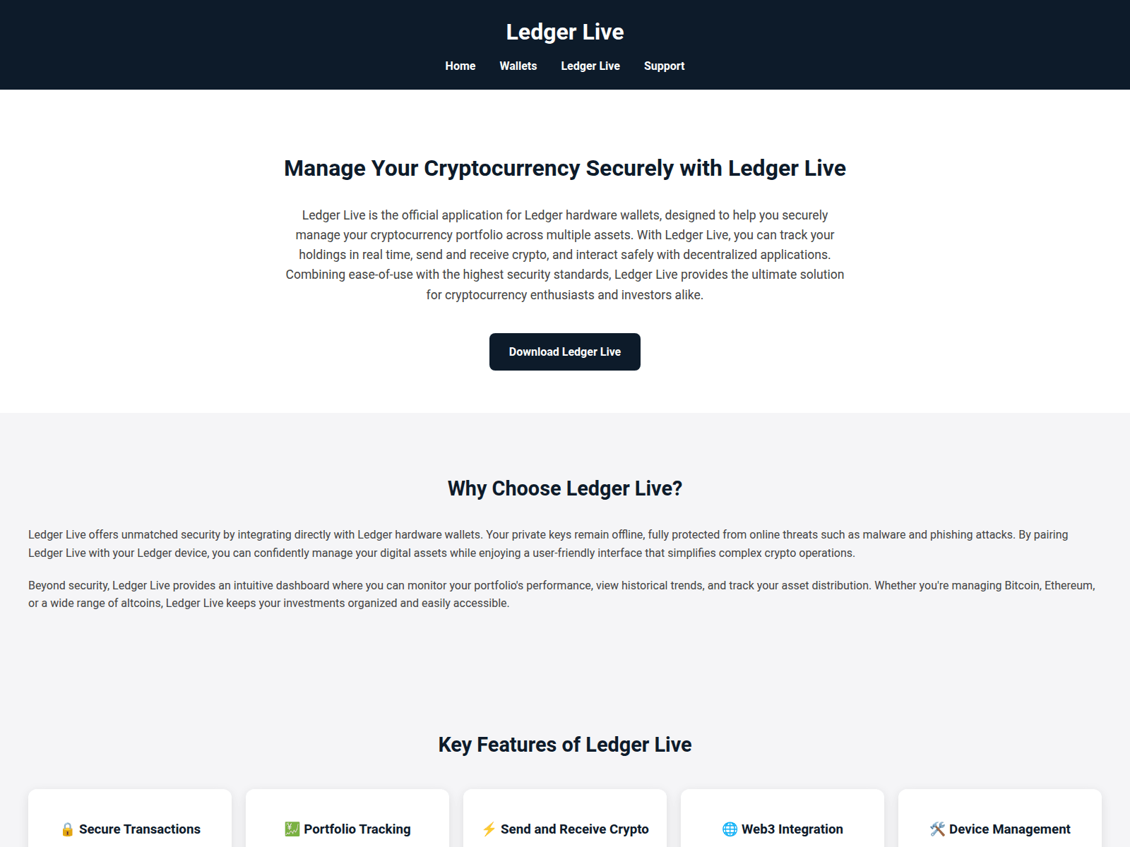 Forensic screenshot of connect-leger-live.pages.dev